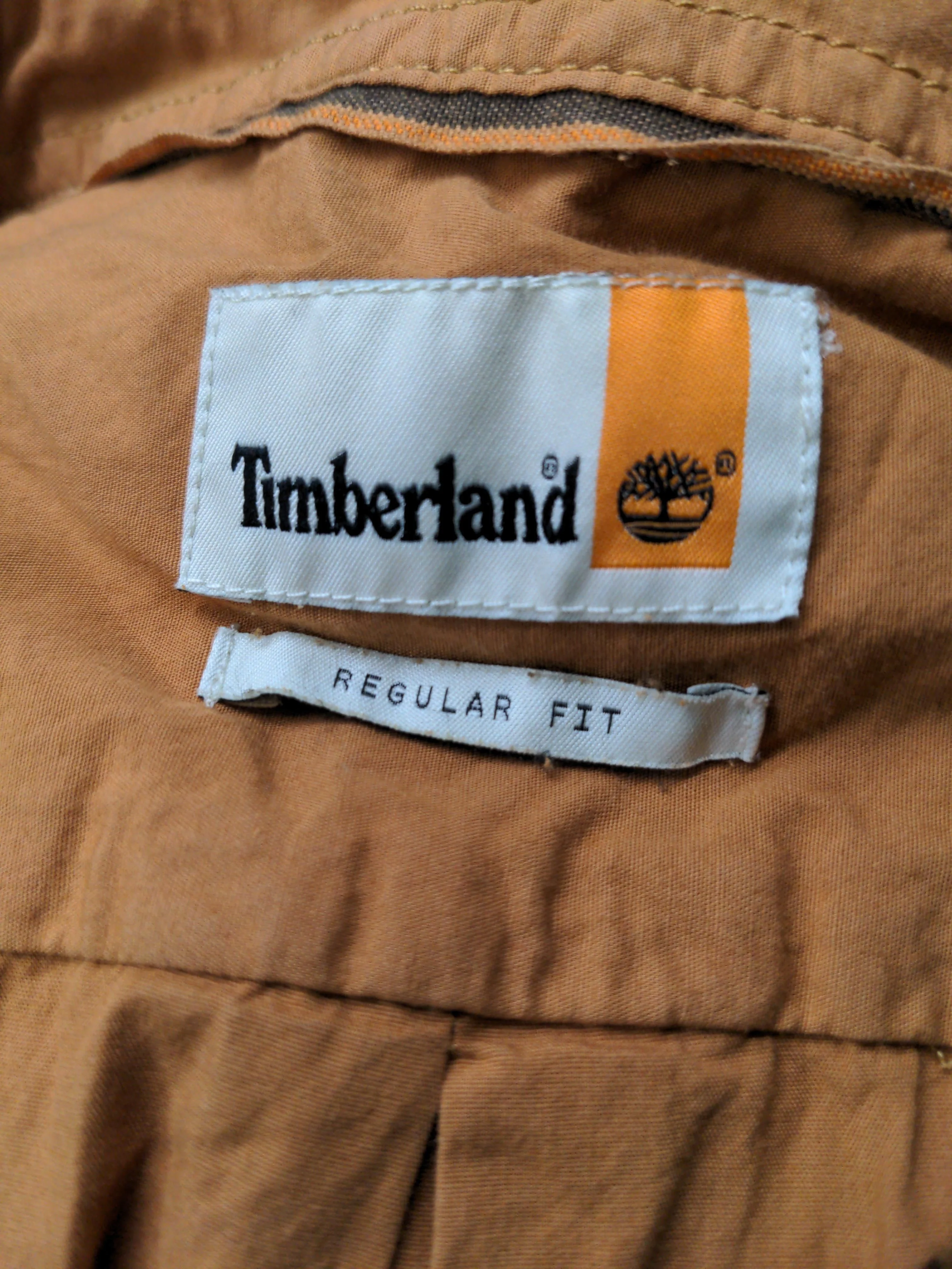 Timberland Men's Shirt S Orange 100% Cotton Basic - Image 5