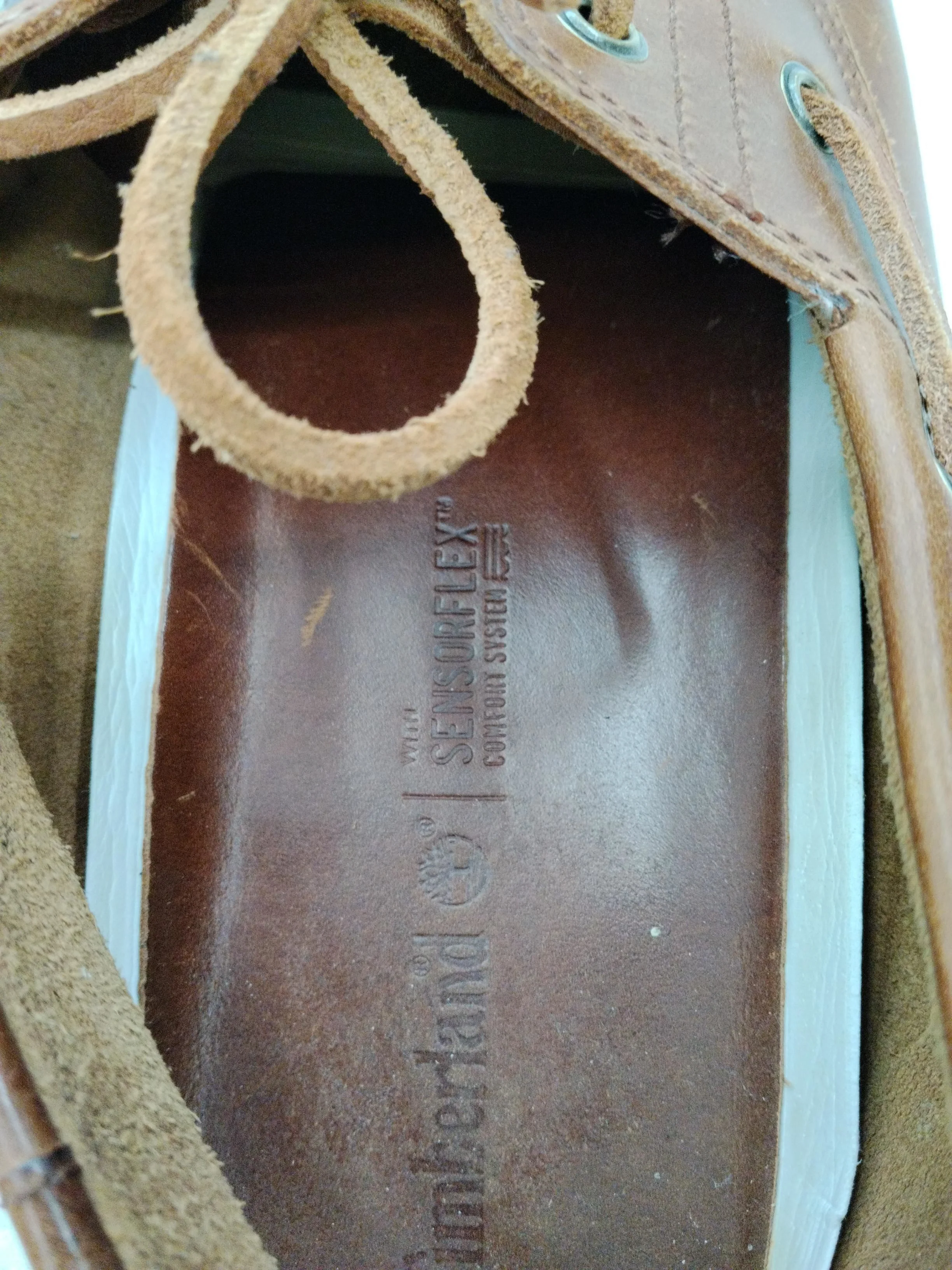 Timberland Men's Shoes UK 10.5 Brown 100% Leather Boat Shoe - Image 6