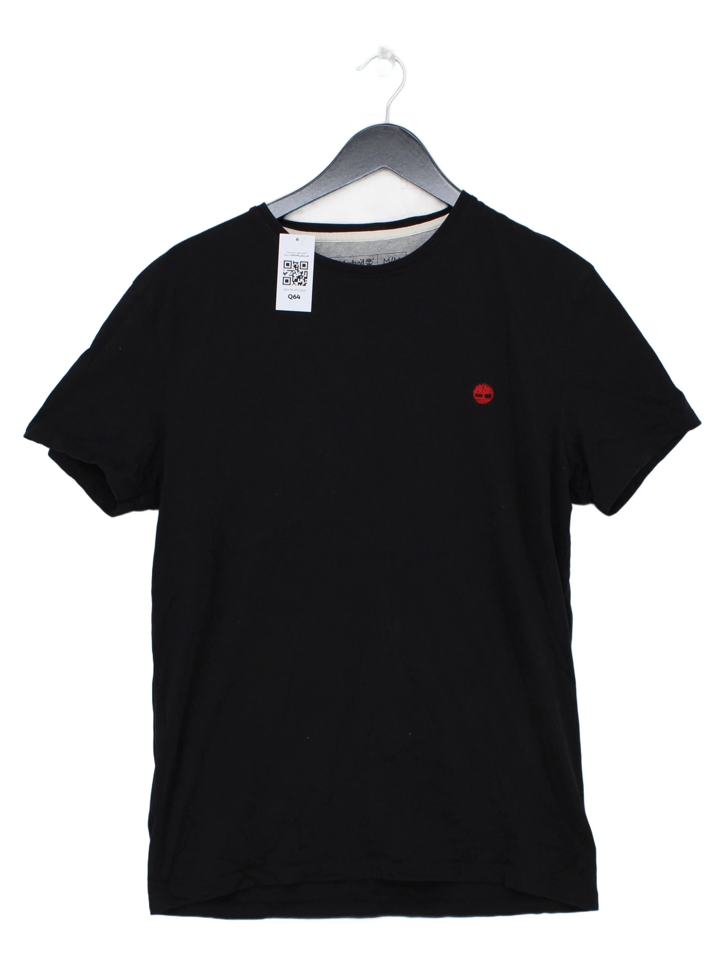 Timberland Men's T-Shirt M Black 100% Cotton Basic