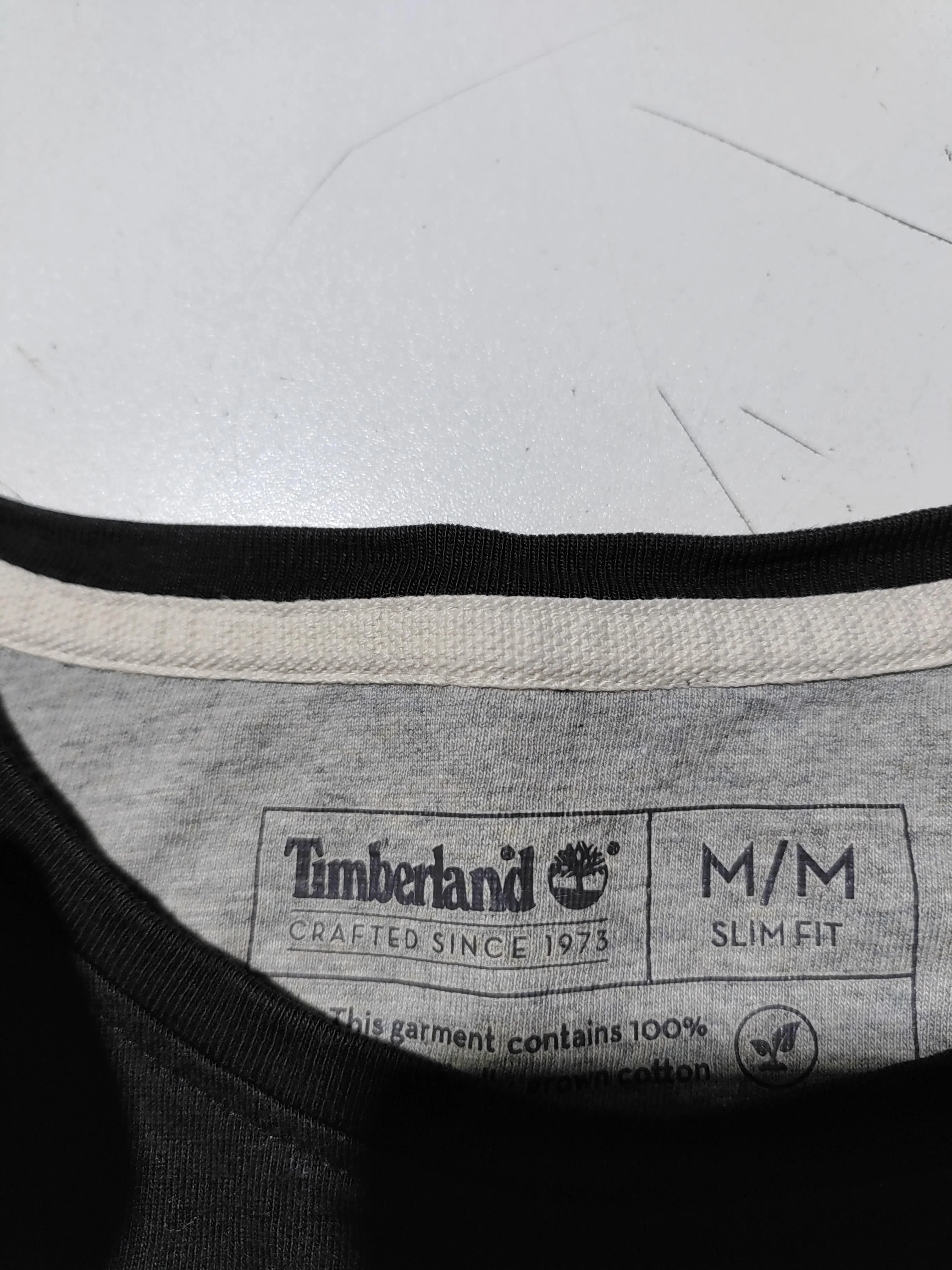 Timberland Men's T-Shirt M Black 100% Cotton Basic - Image 5