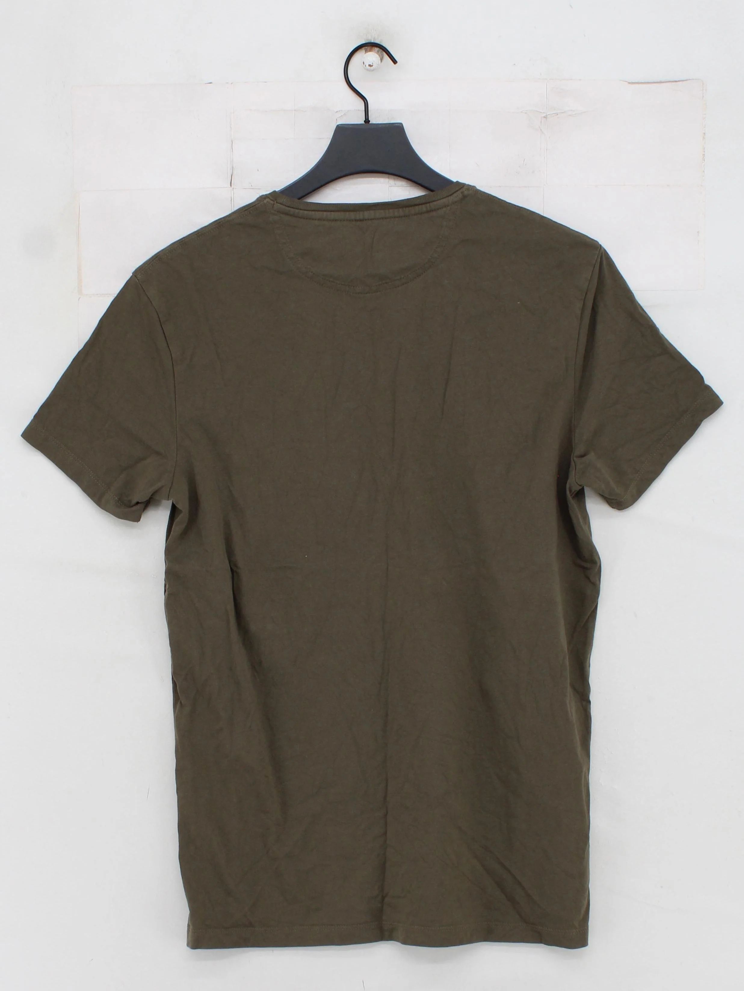 Timberland Men's T-Shirt M Green 100% Cotton Basic - Image 2