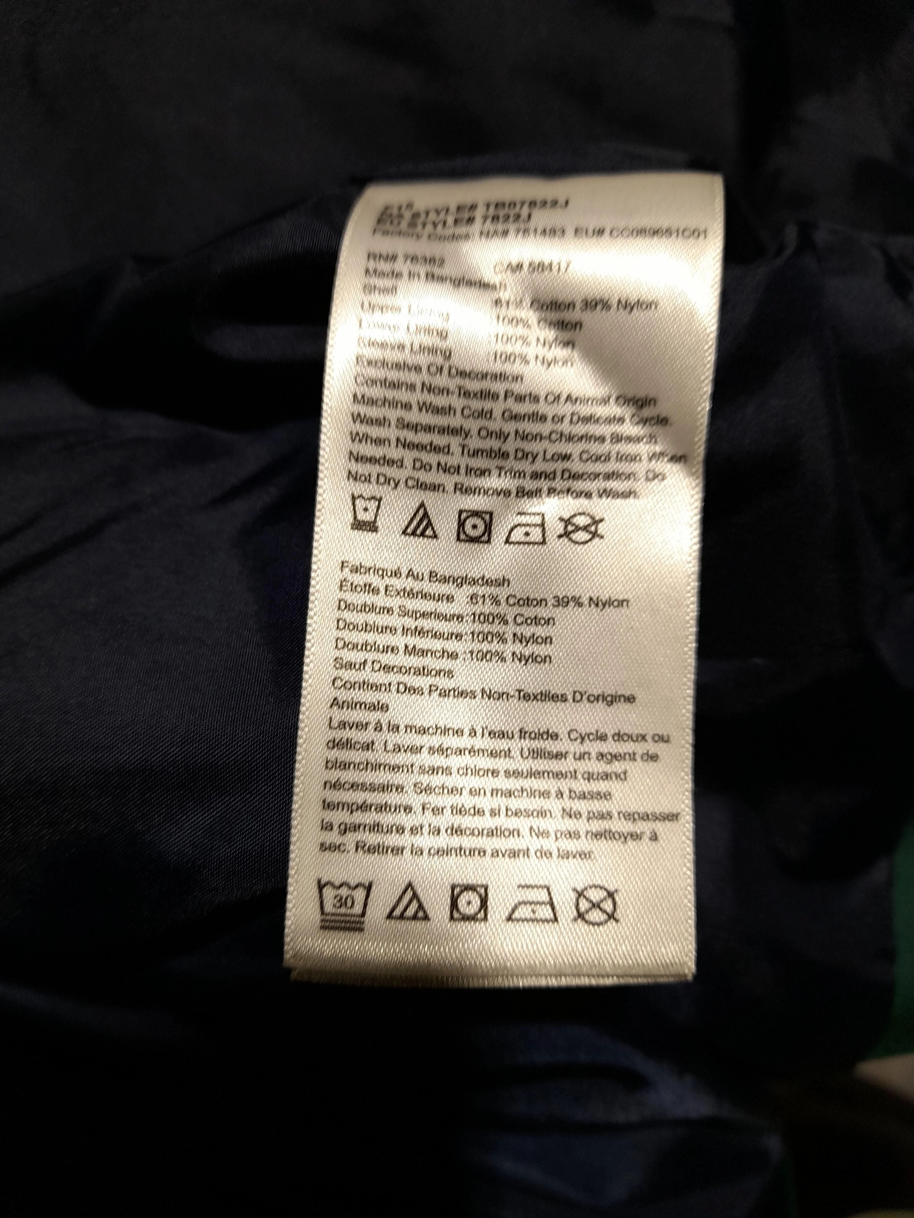Timberland Rain Coat jacket green - Image 7