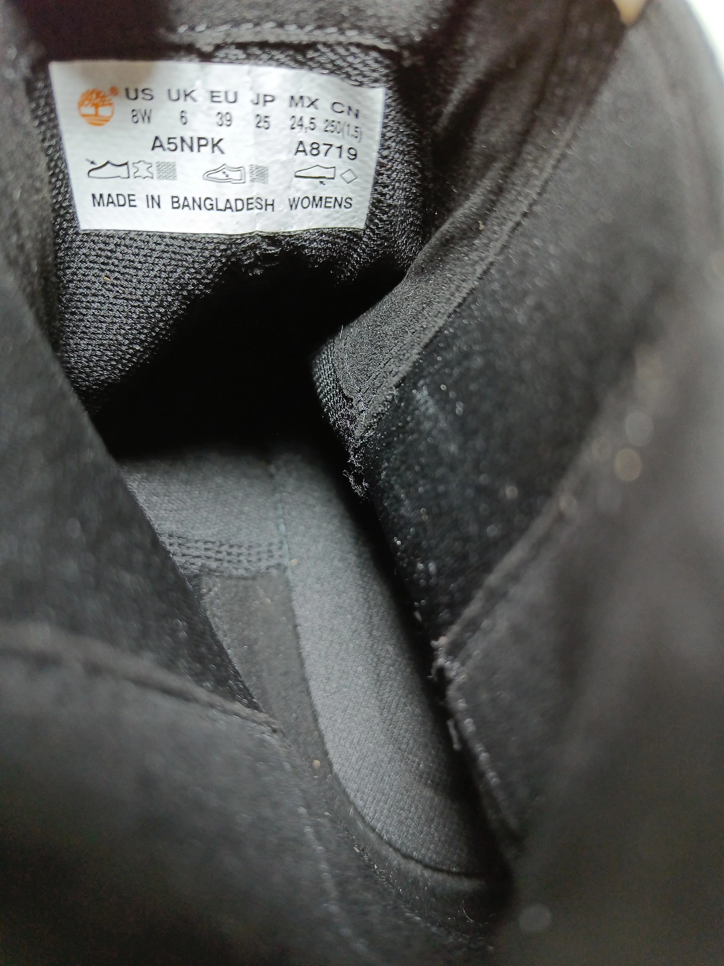 Timberland Women's Boots UK 6 Black 100% Suede Chelsea - Image 10