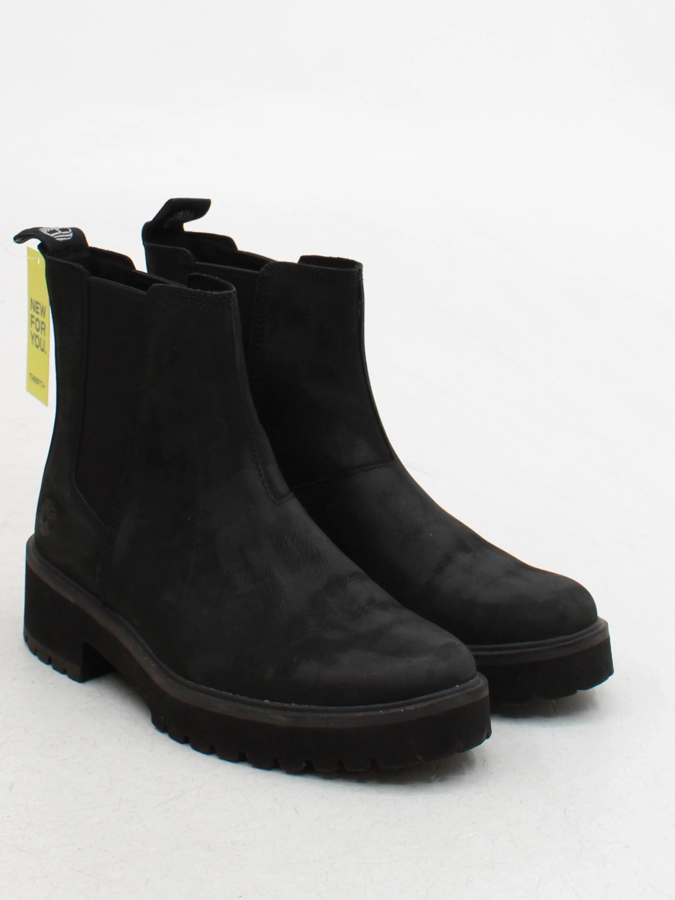 Timberland Women's Boots UK 6 Black 100% Suede Chelsea - Image 4