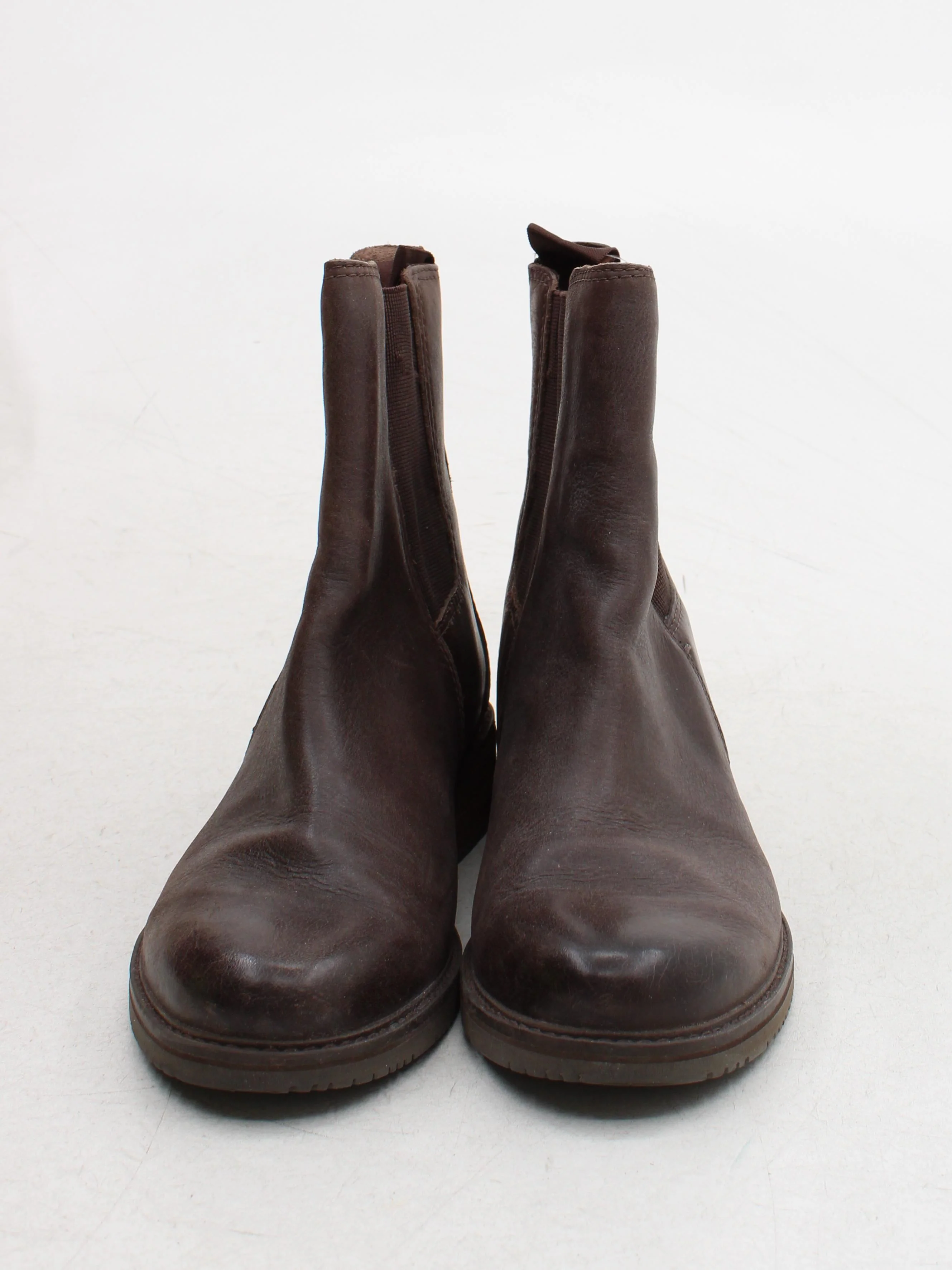 Timberland Women's Boots UK 7.5 Brown 100% Leather Chelsea - Image 2