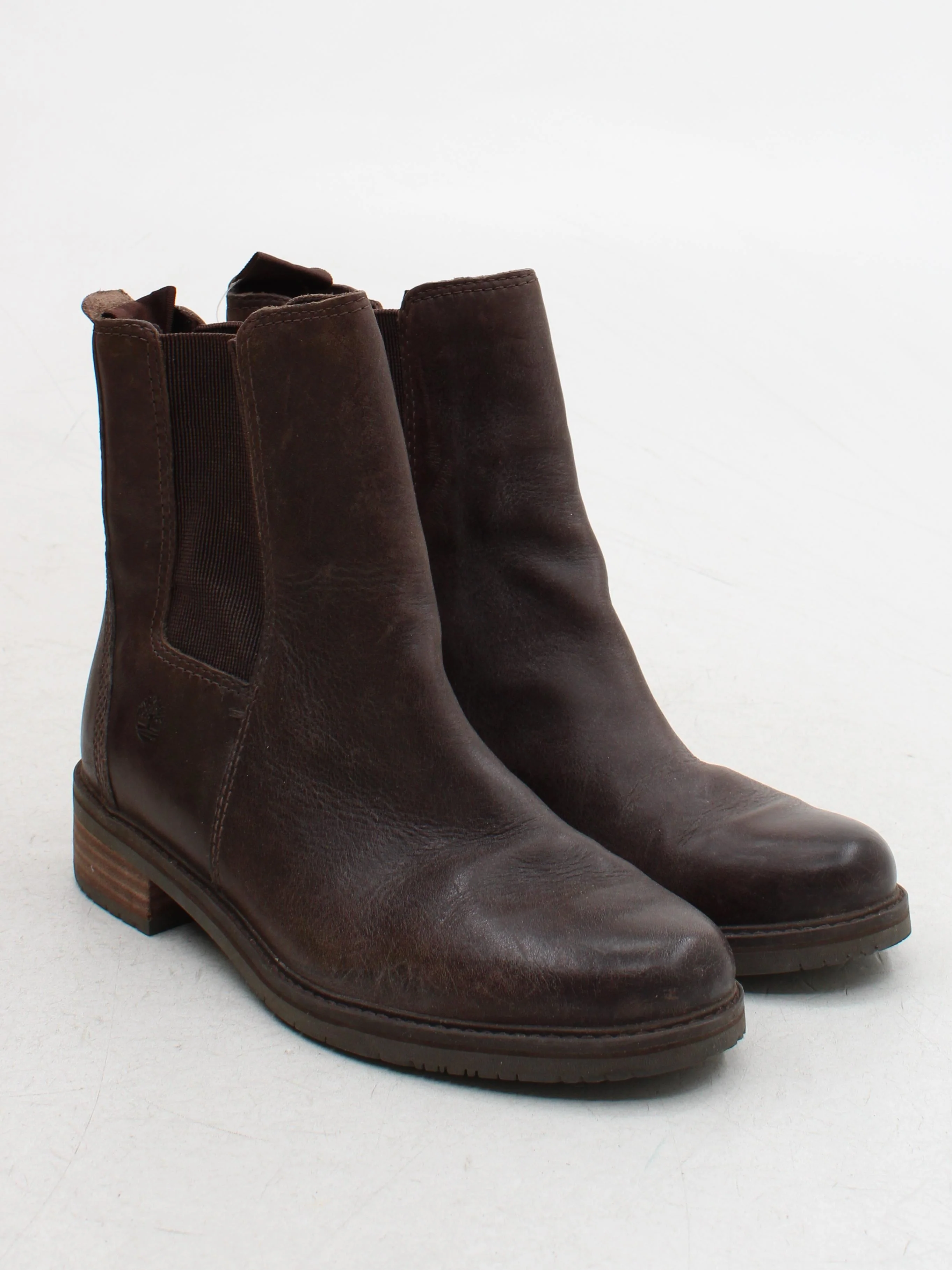 Timberland Women's Boots UK 7.5 Brown 100% Leather Chelsea - Image 4