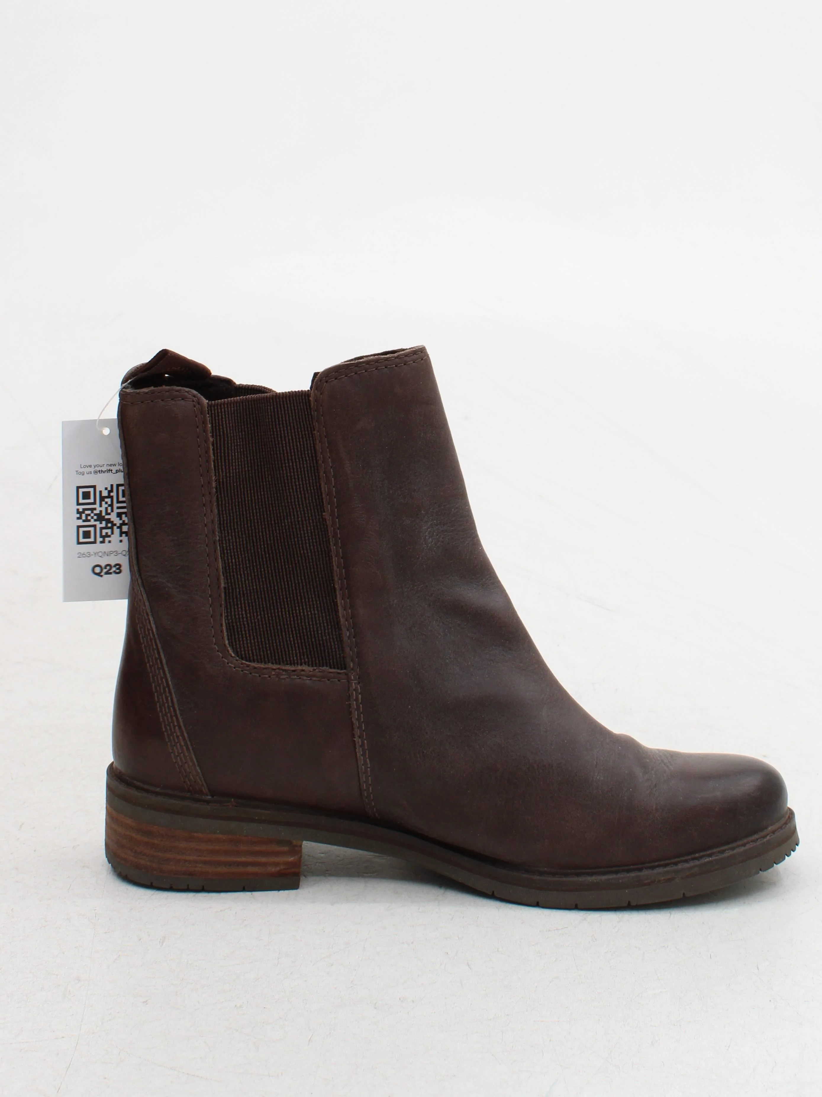 Timberland Women's Boots UK 7.5 Brown 100% Leather Chelsea - Image 5