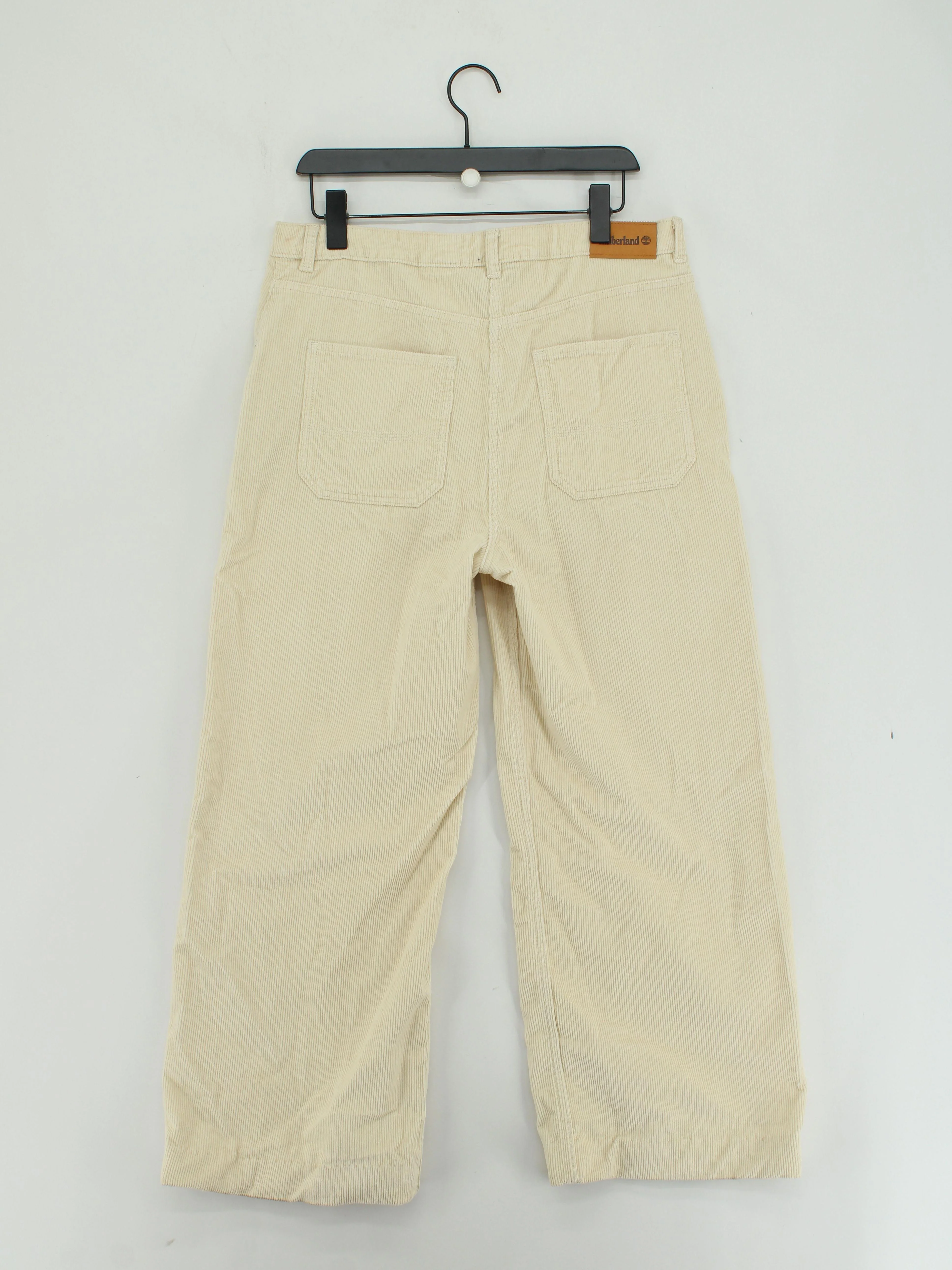 Timberland Women's Trousers W 33 in Cream Cotton with Elastane Chino - Image 2