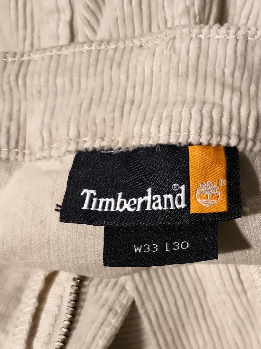 Timberland Women's Trousers W 33 in Cream Cotton with Elastane Chino - Image 5