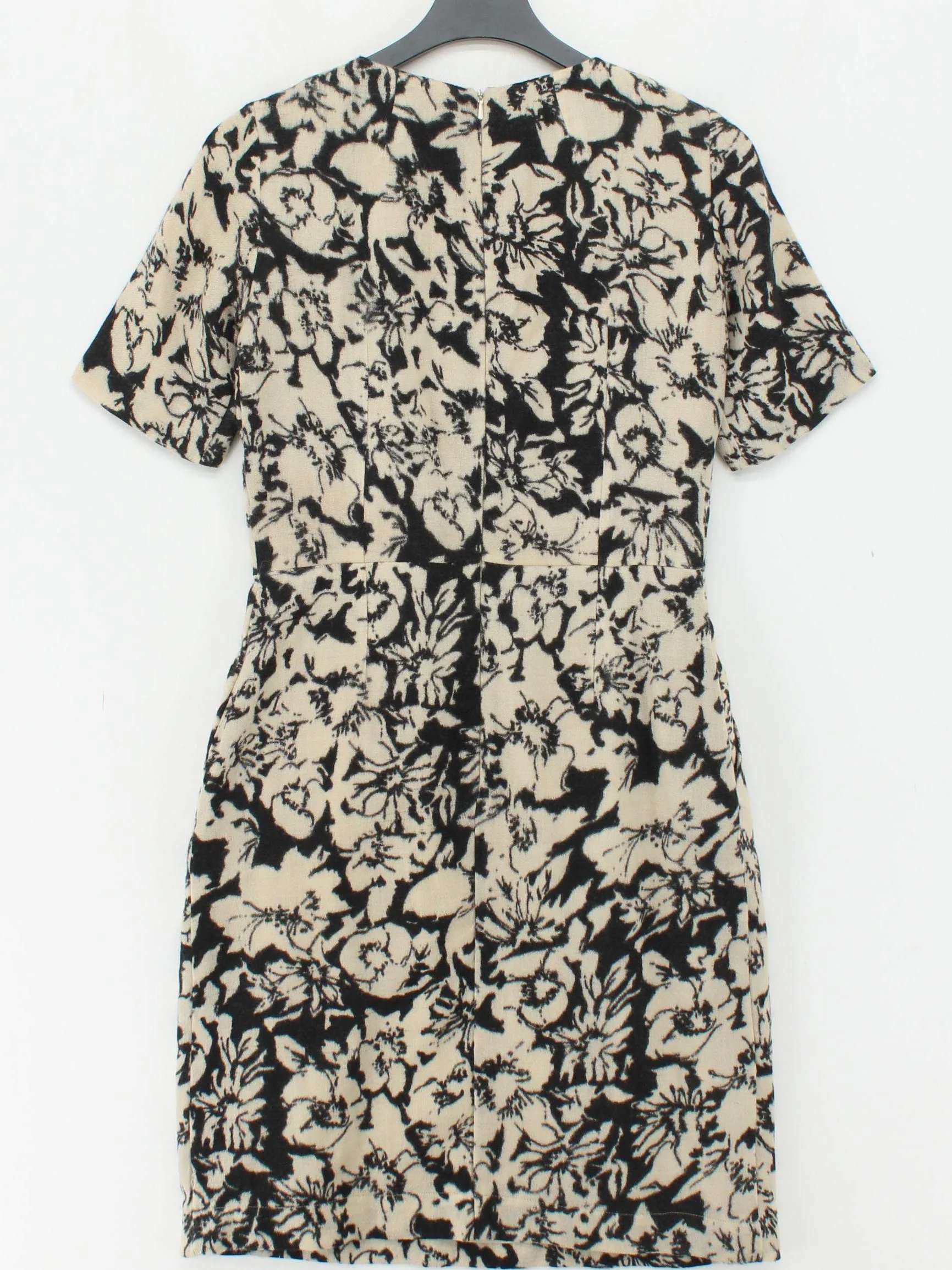 Toast Bodycon Midi Dress UK8 in Cream - Image 2