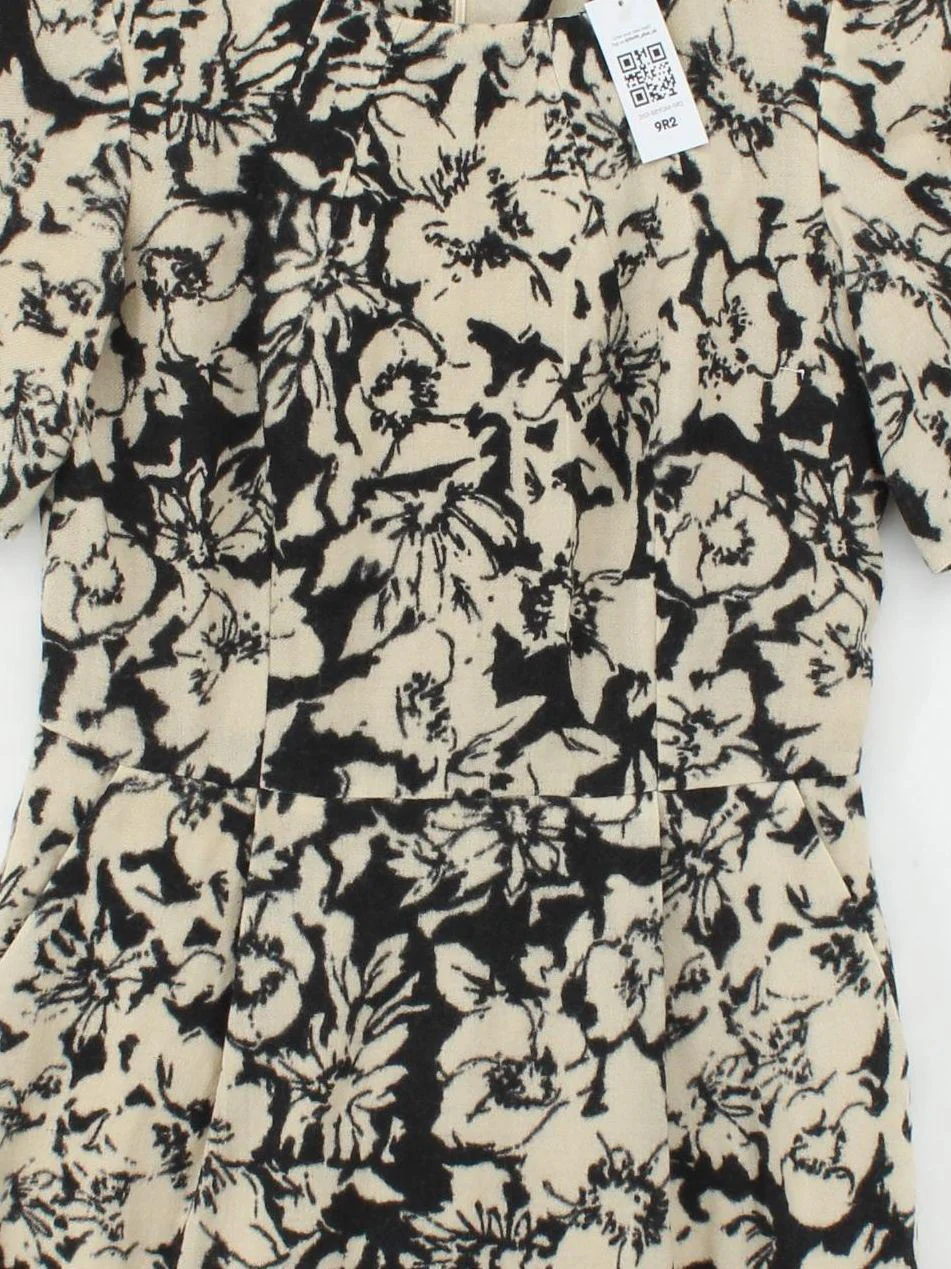 Toast Bodycon Midi Dress UK8 in Cream - Image 3
