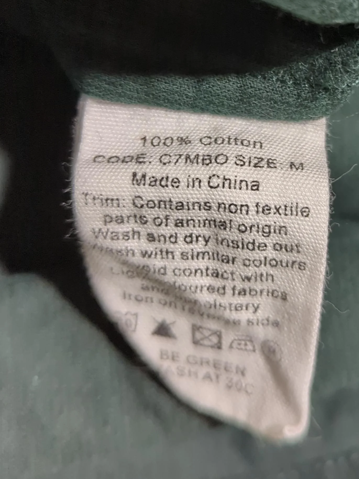 Toast Men's Shirt M Green 100% Cotton Basic - Image 6