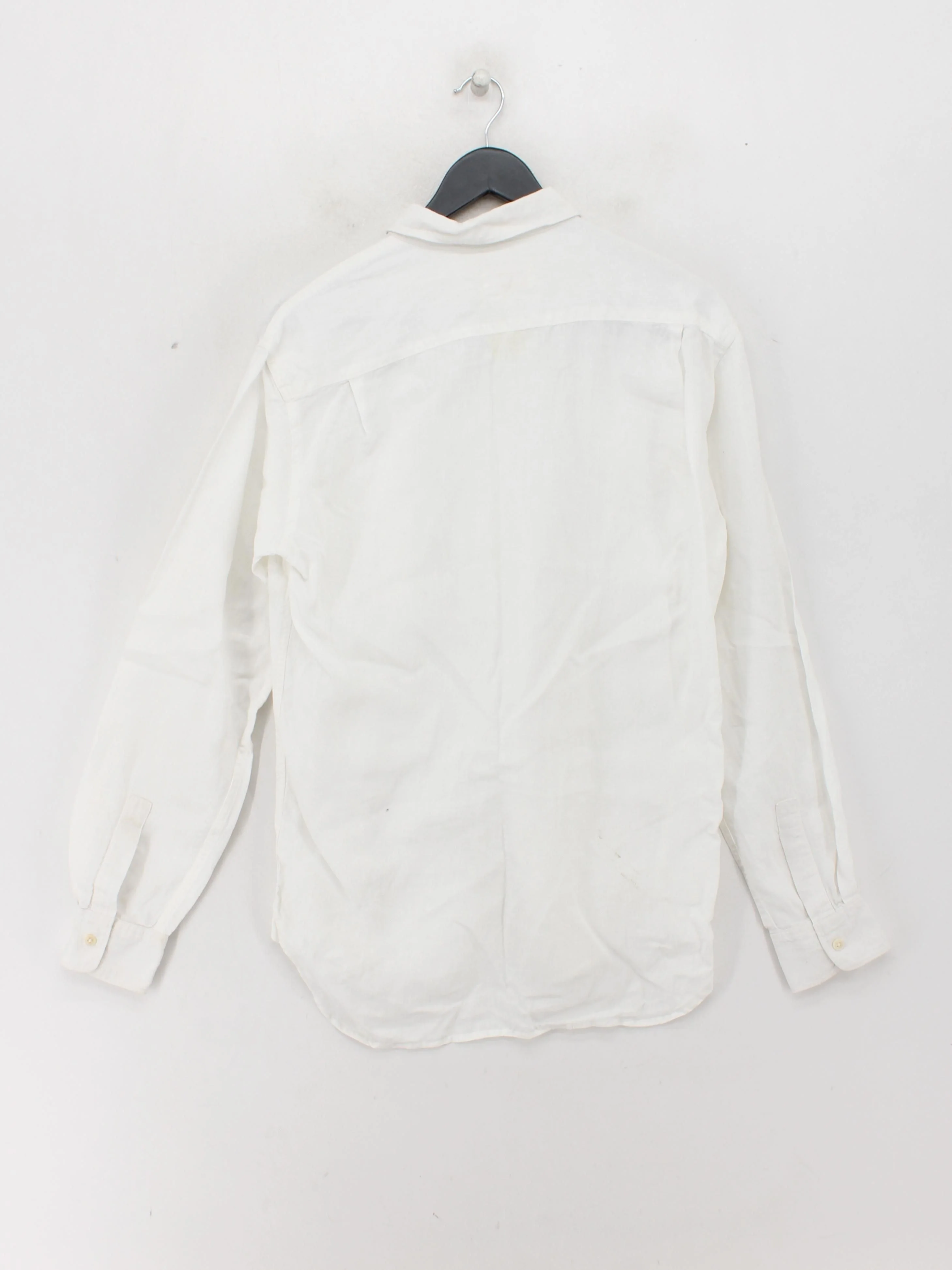 Toast Men's Shirt S White 100% Linen Basic - Image 2
