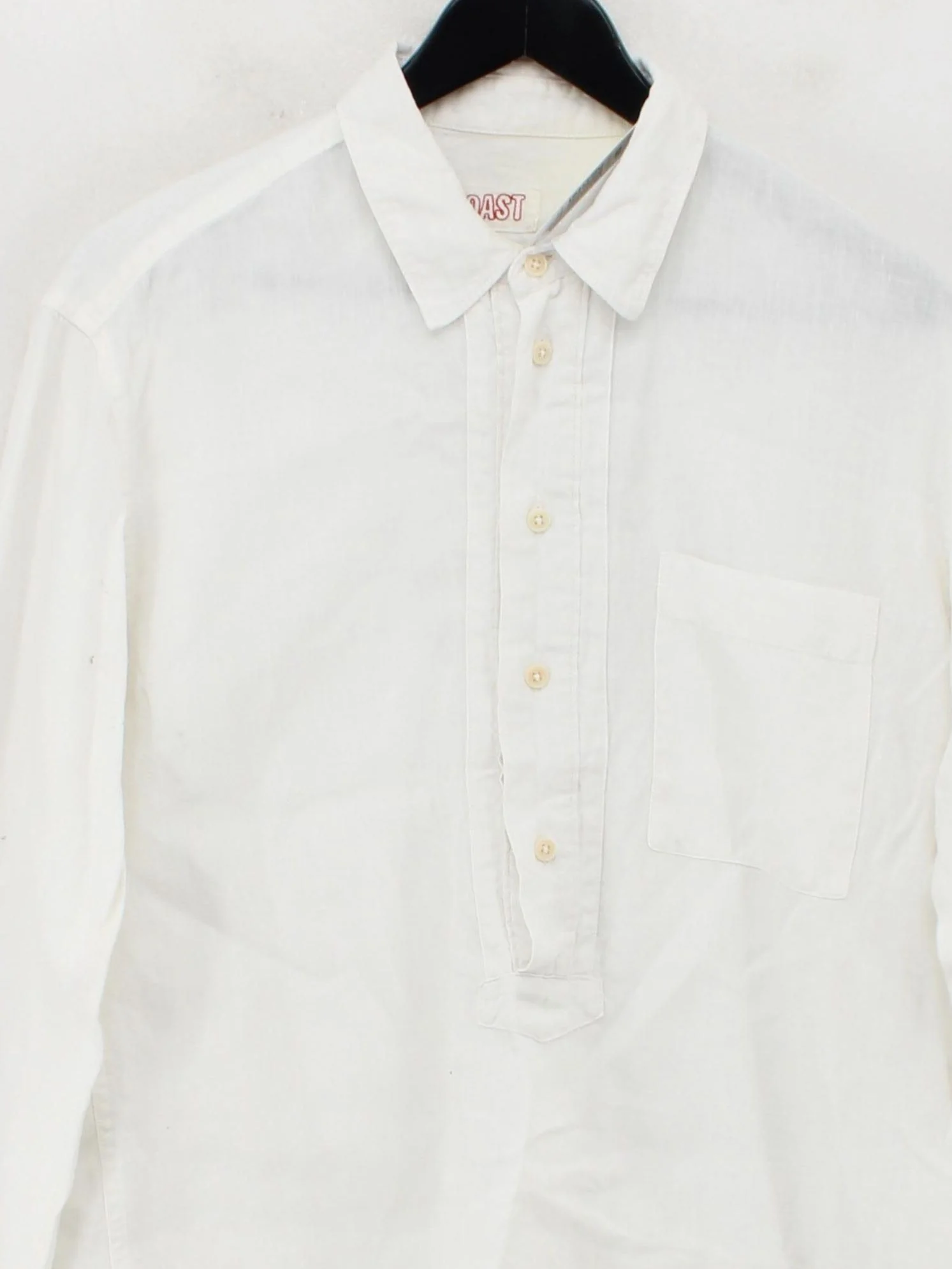 Toast Men's Shirt S White 100% Linen Basic - Image 3