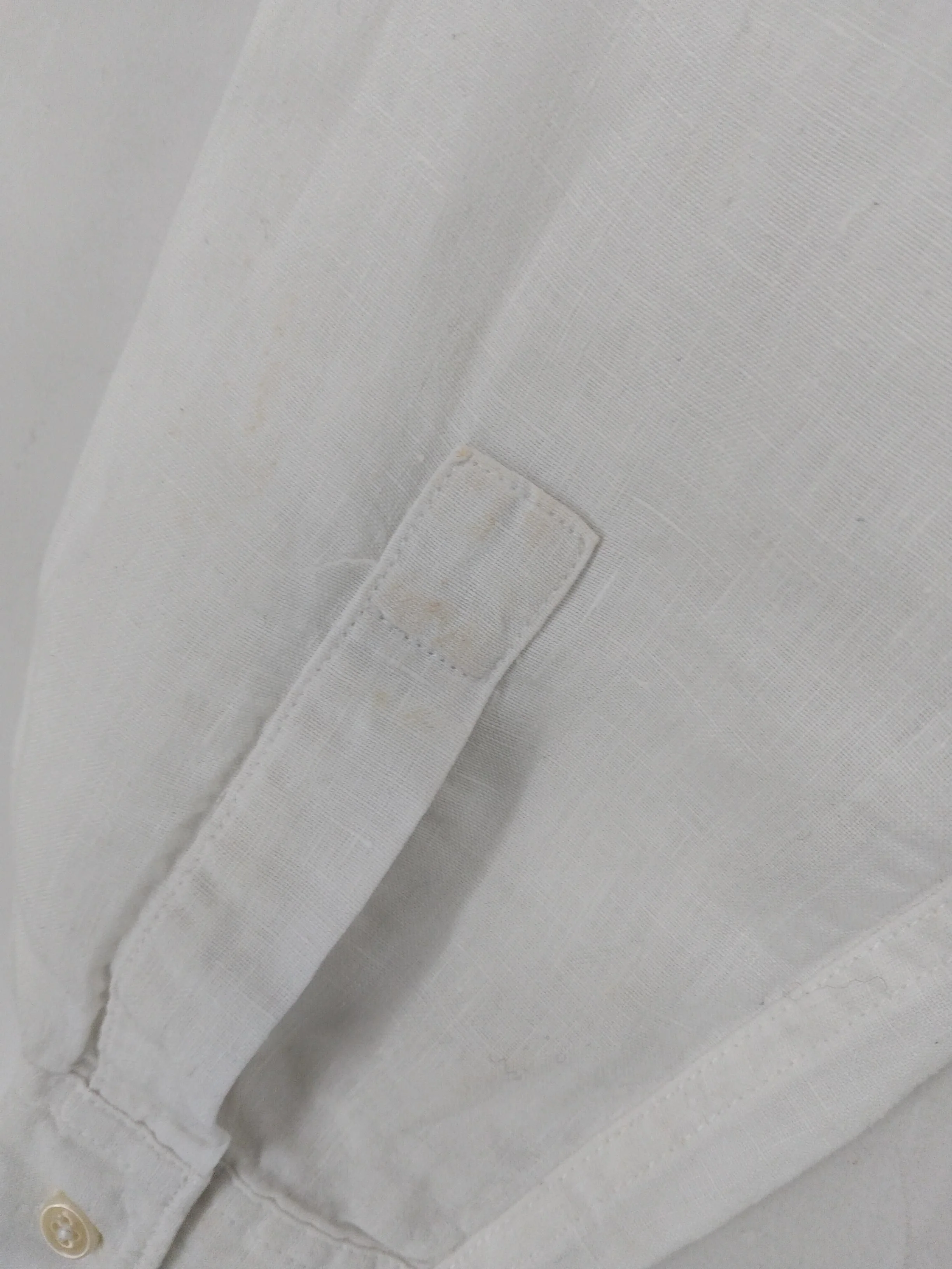 Toast Men's Shirt S White 100% Linen Basic - Image 8