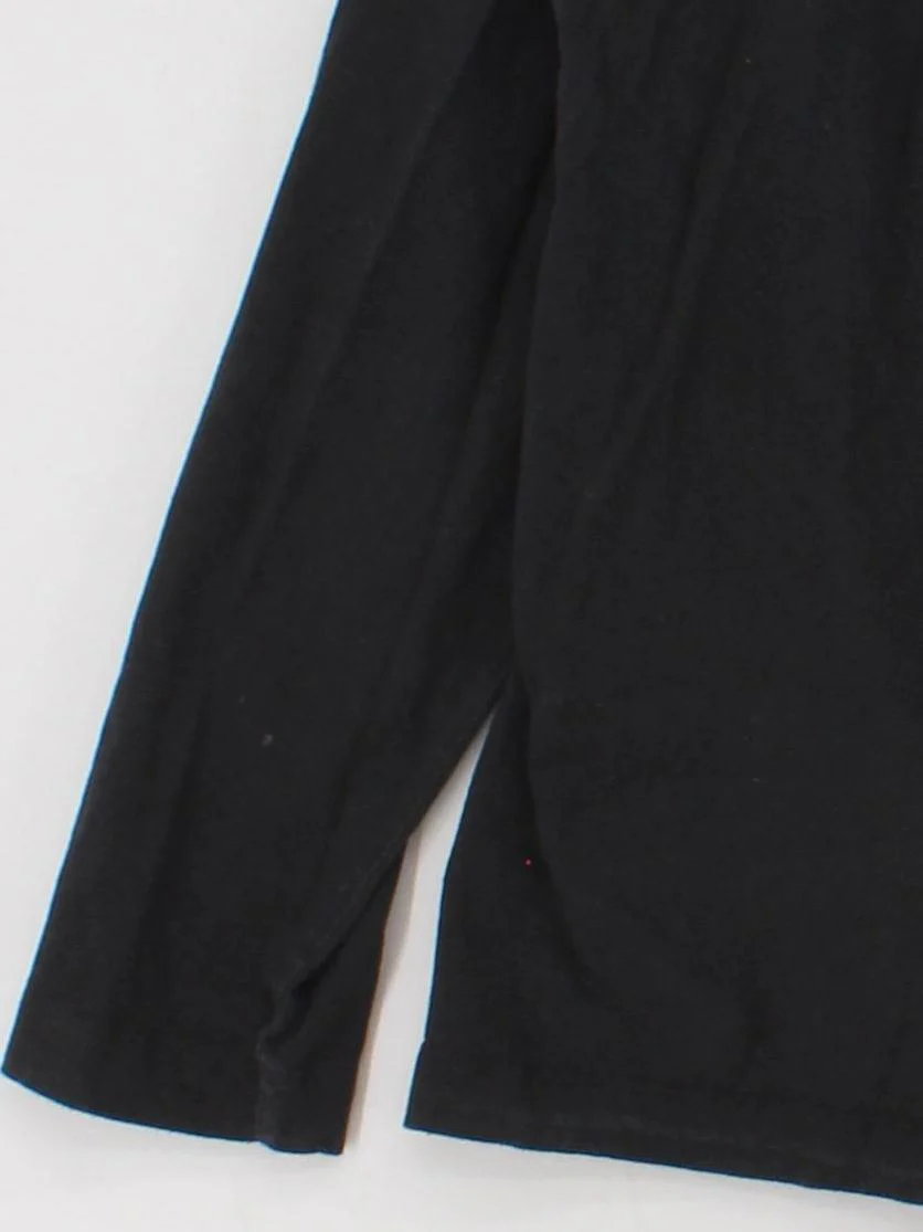 Toast Men's T-Shirt L Black Cotton with Linen Basic - Image 4