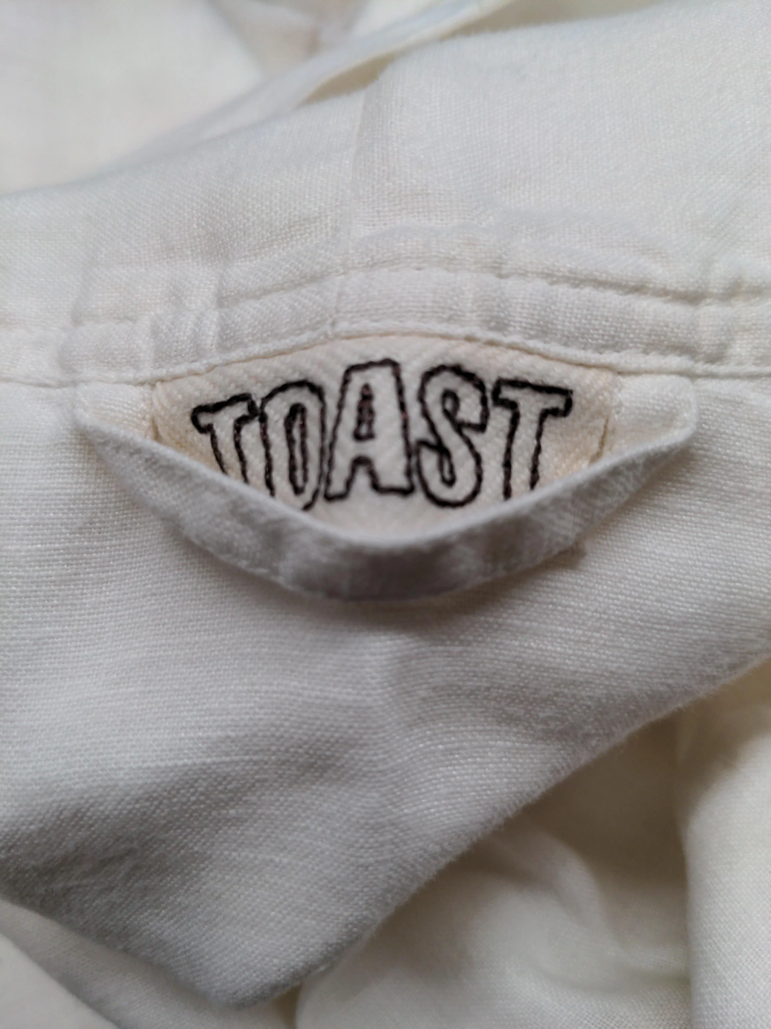 Toast Overcoat jacket white - Image 6