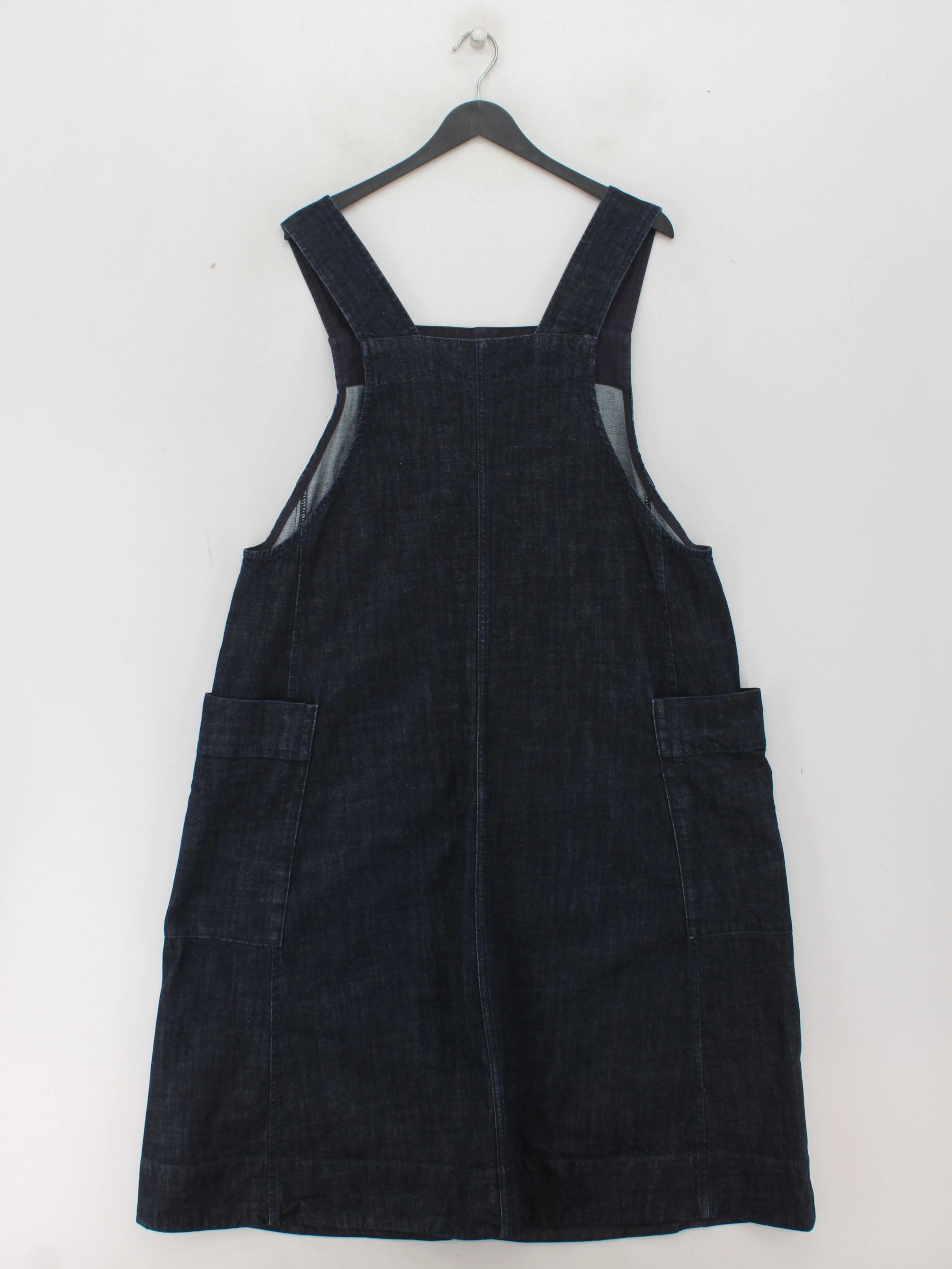 Toast Pinafore/Dungaree Mini Dress UK16 in Blue - Image 2