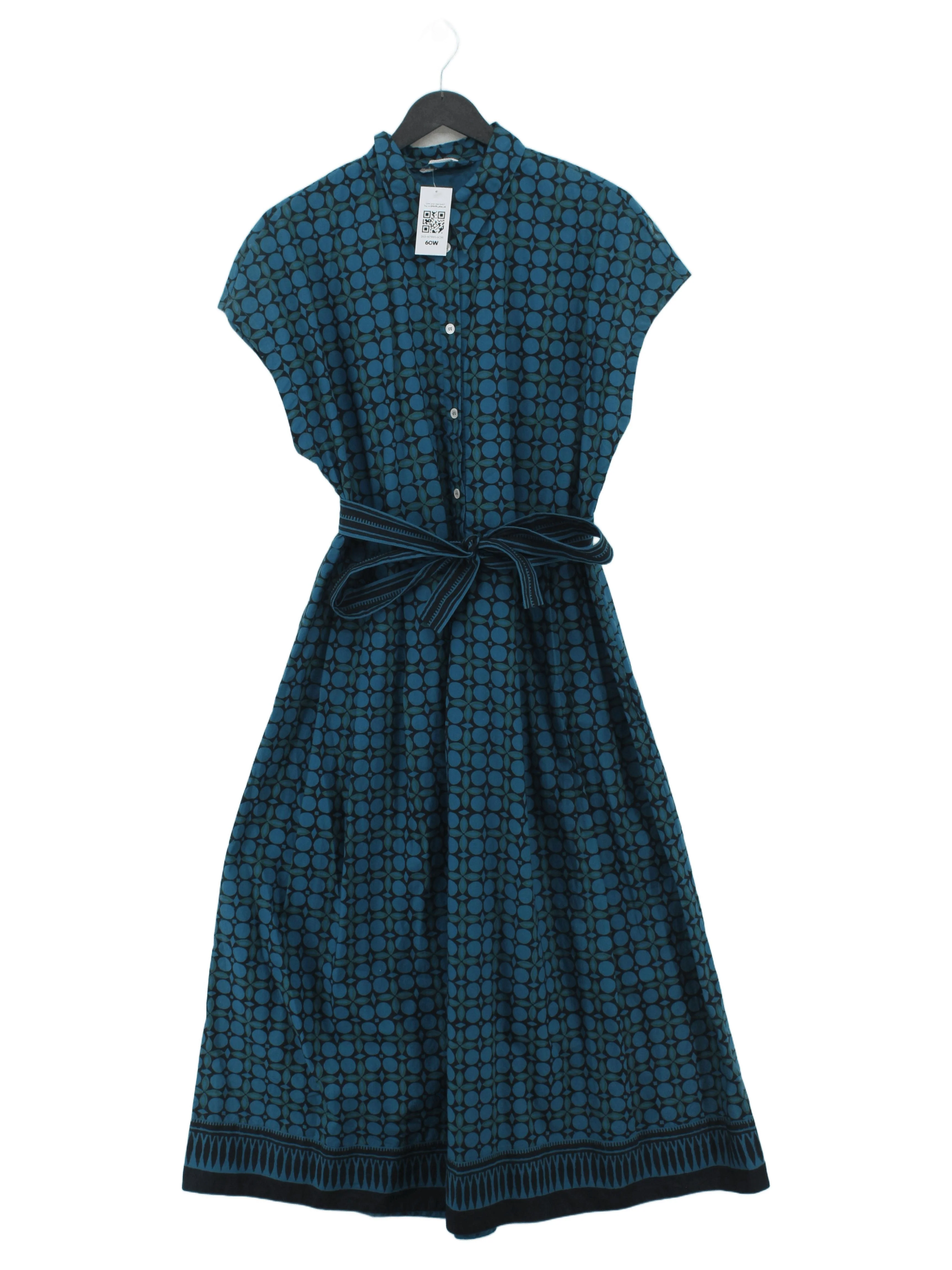 Toast Shirt Midi Dress UK12 in Blue