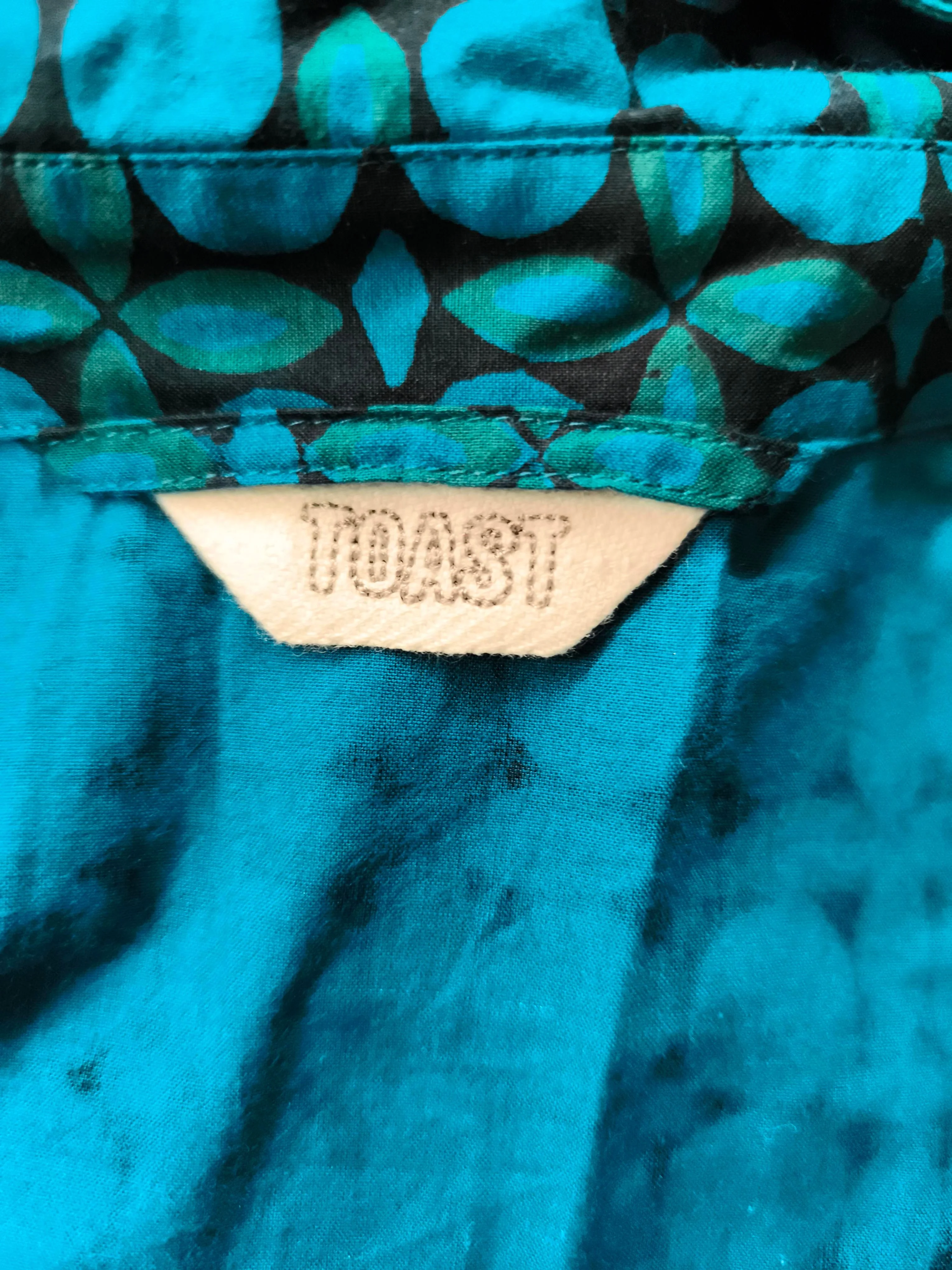 Toast Shirt Midi Dress UK12 in Blue - Image 5