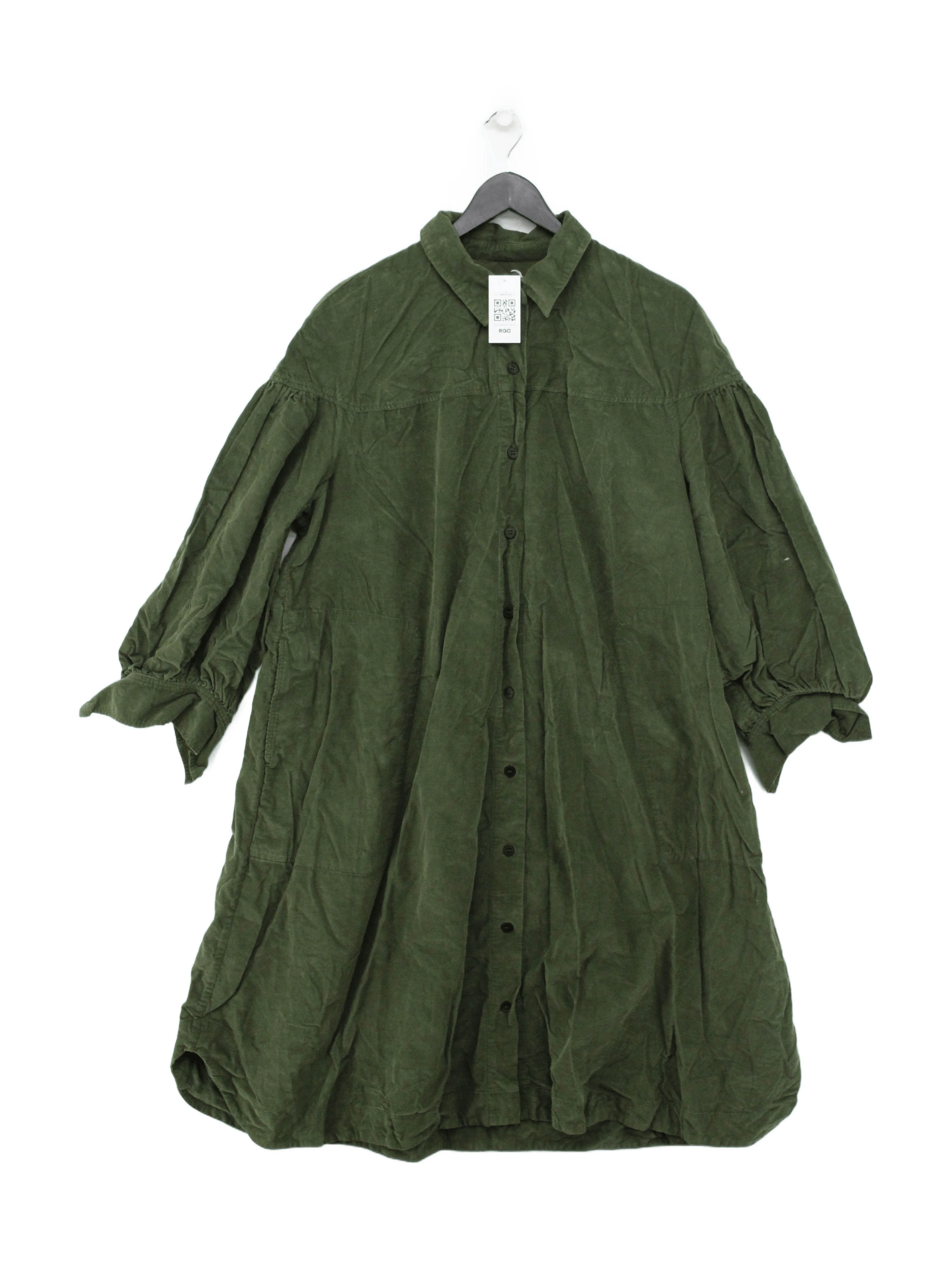 Toast Shirt Mini Dress UK2 in Green
