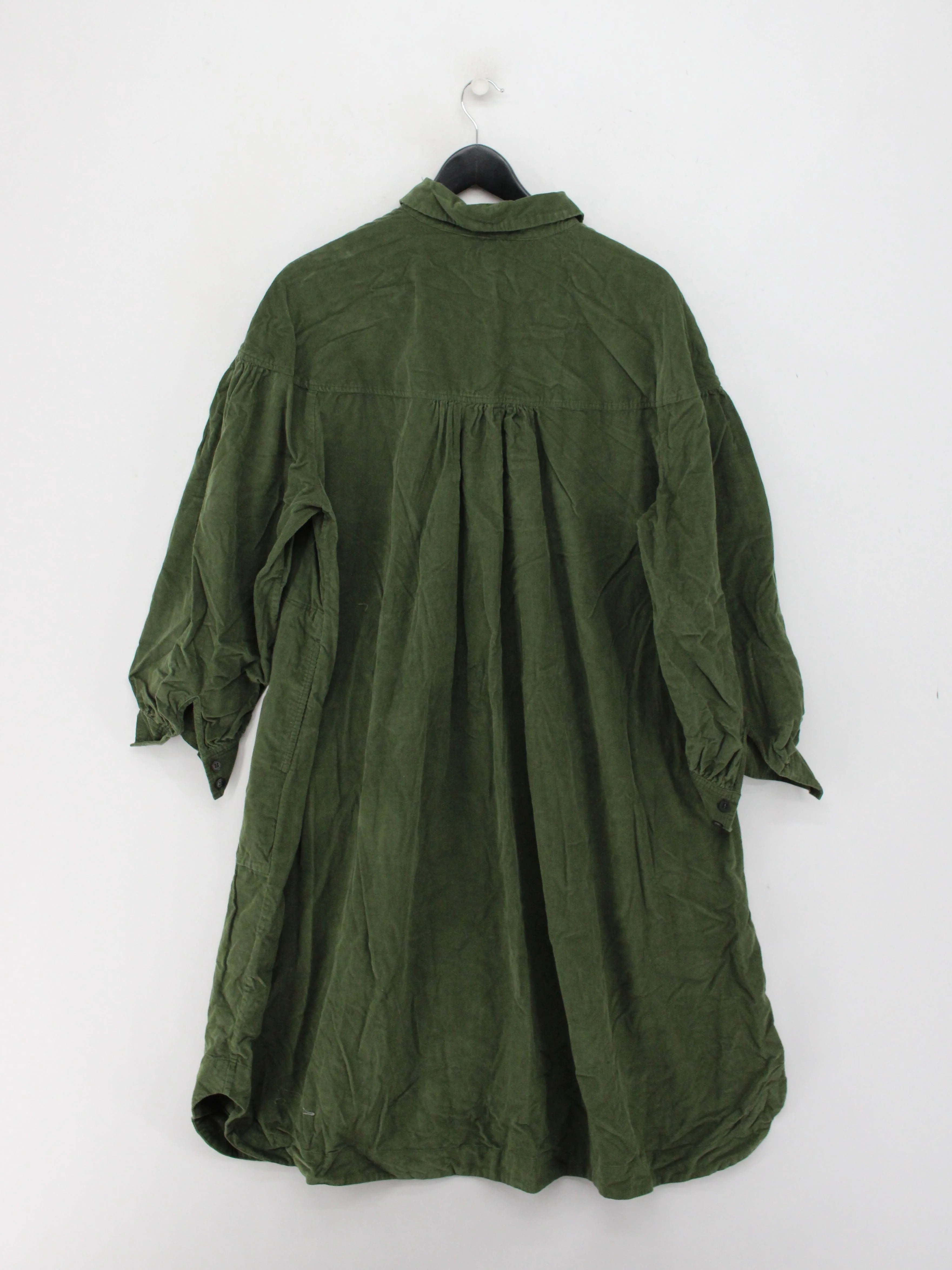 Toast Shirt Mini Dress UK2 in Green - Image 2