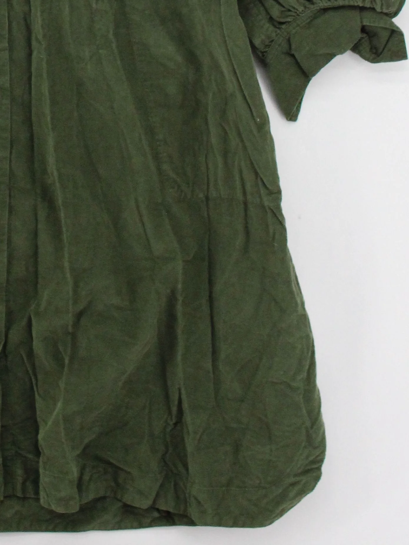 Toast Shirt Mini Dress UK2 in Green - Image 4