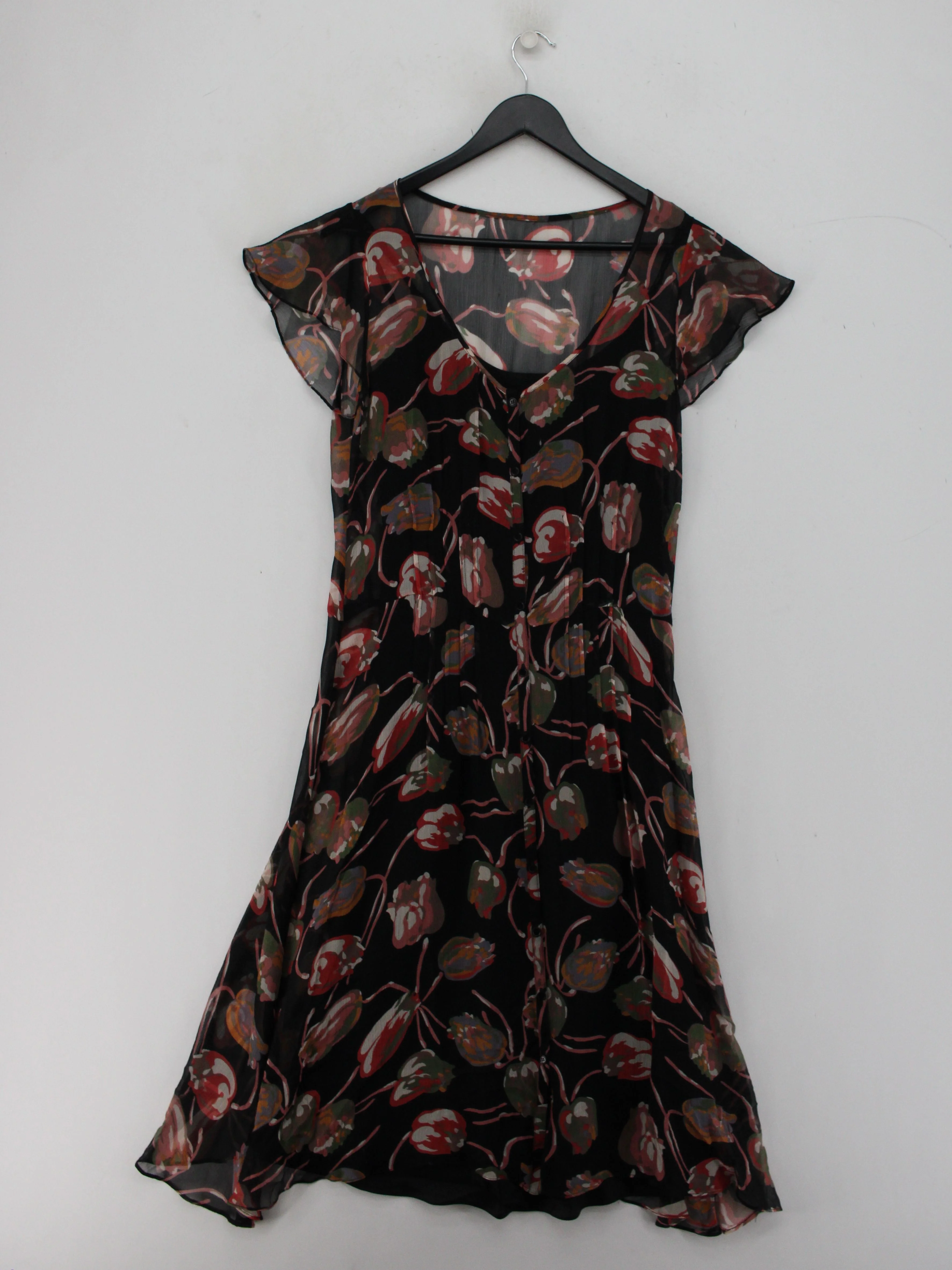 Toast T-Shirt Midi Dress M in Black - Image 2