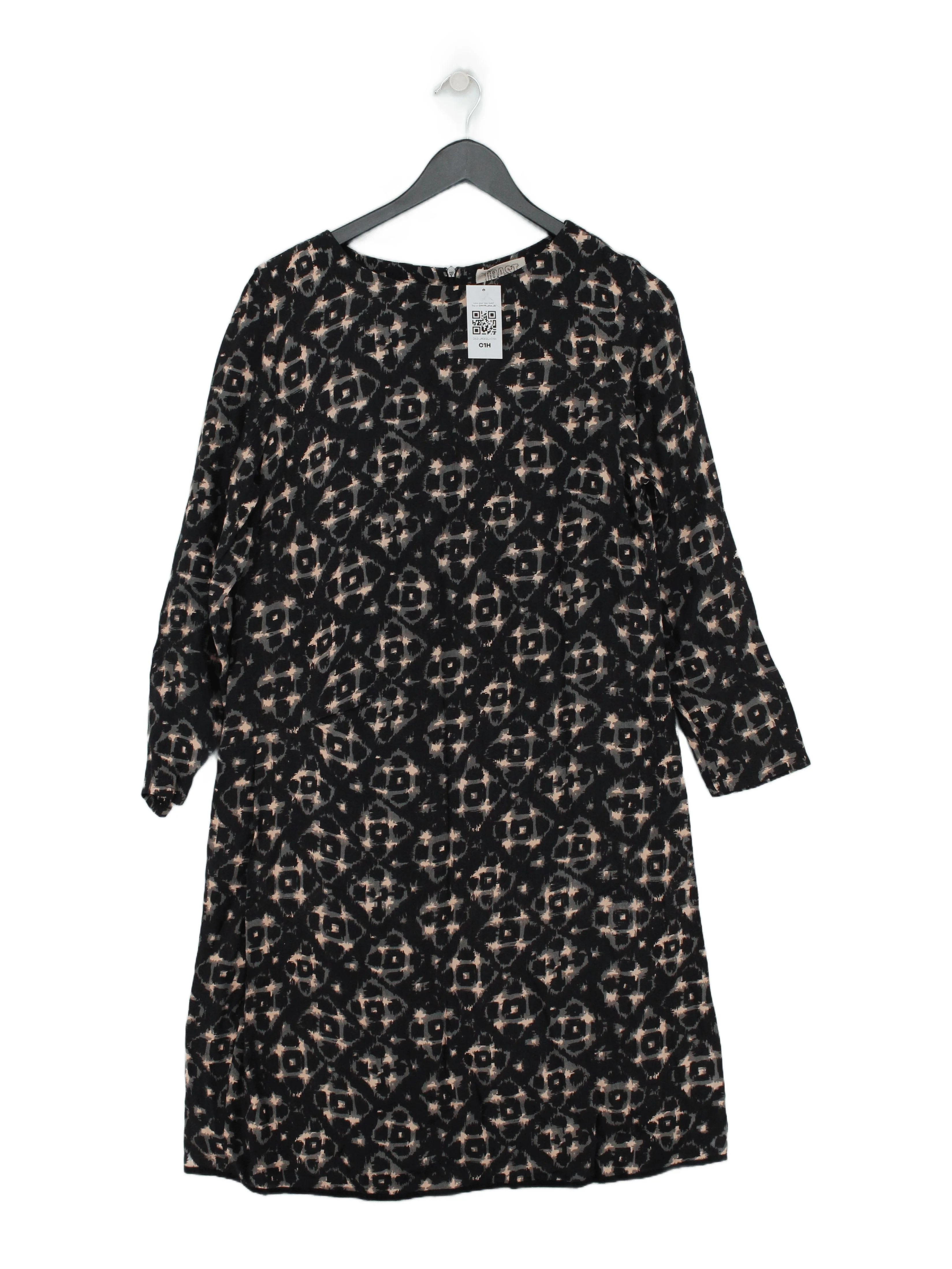 Toast T-Shirt Mini Dress UK12 in Black