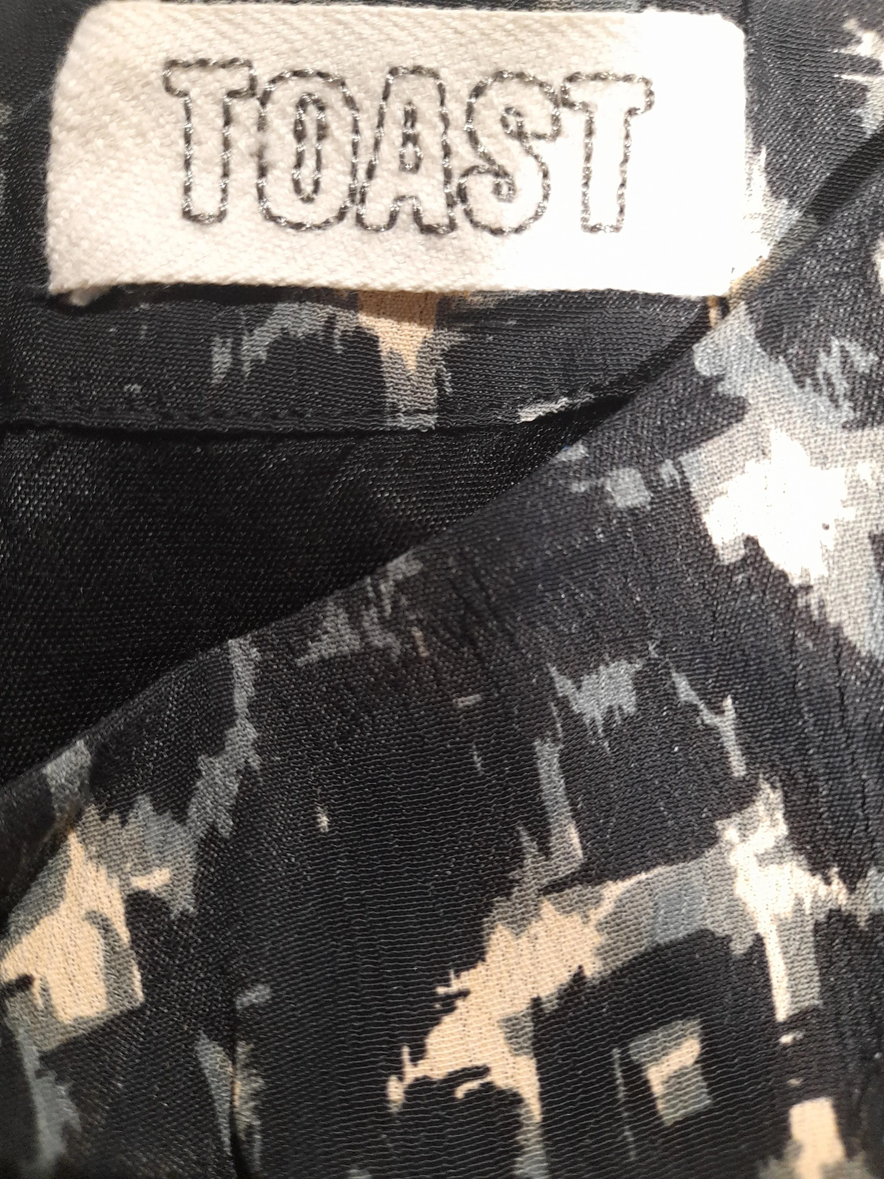 Toast T-Shirt Mini Dress UK12 in Black - Image 5