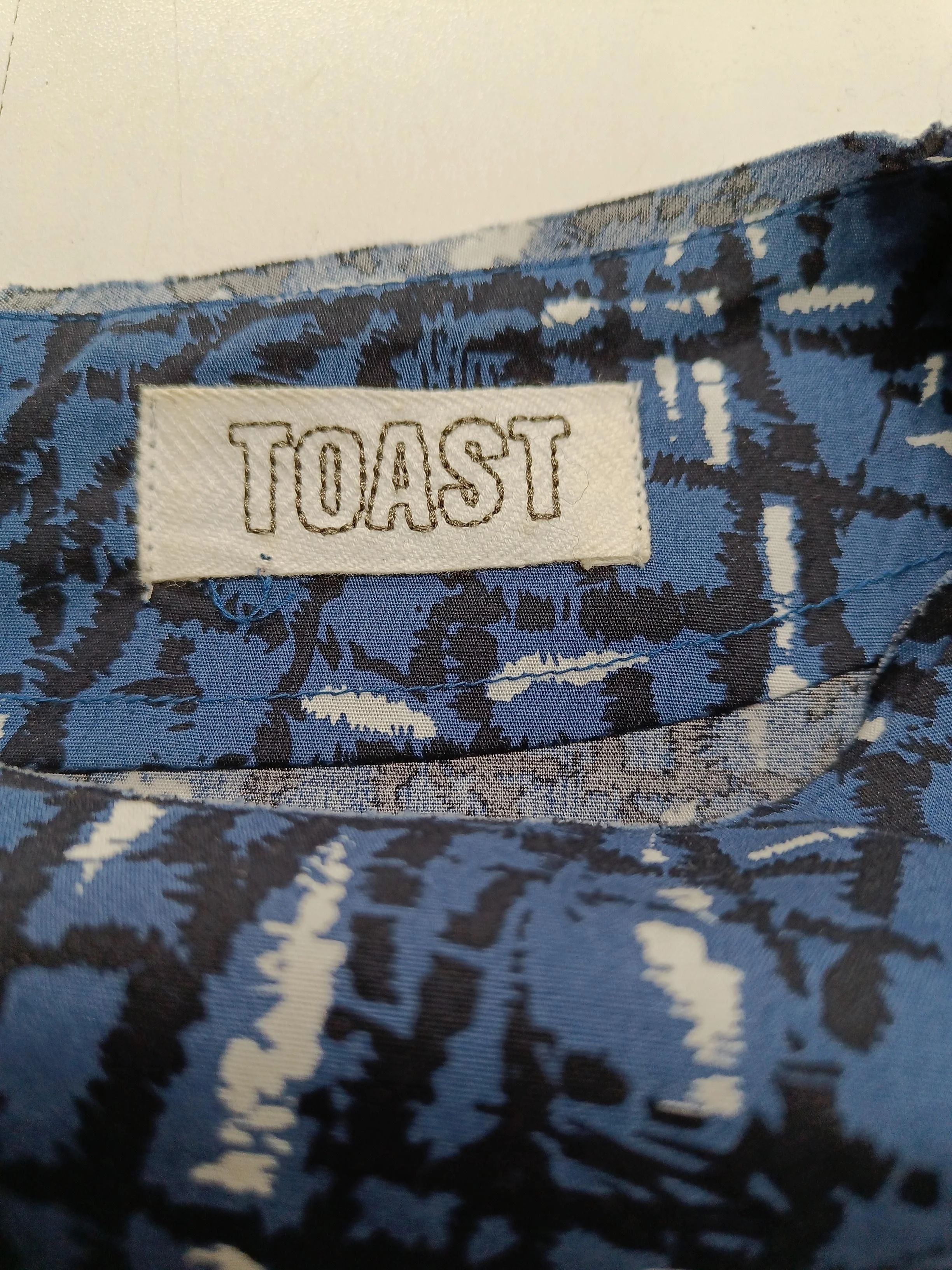 Toast T-Shirt Mini Dress UK14 in Blue - Image 5
