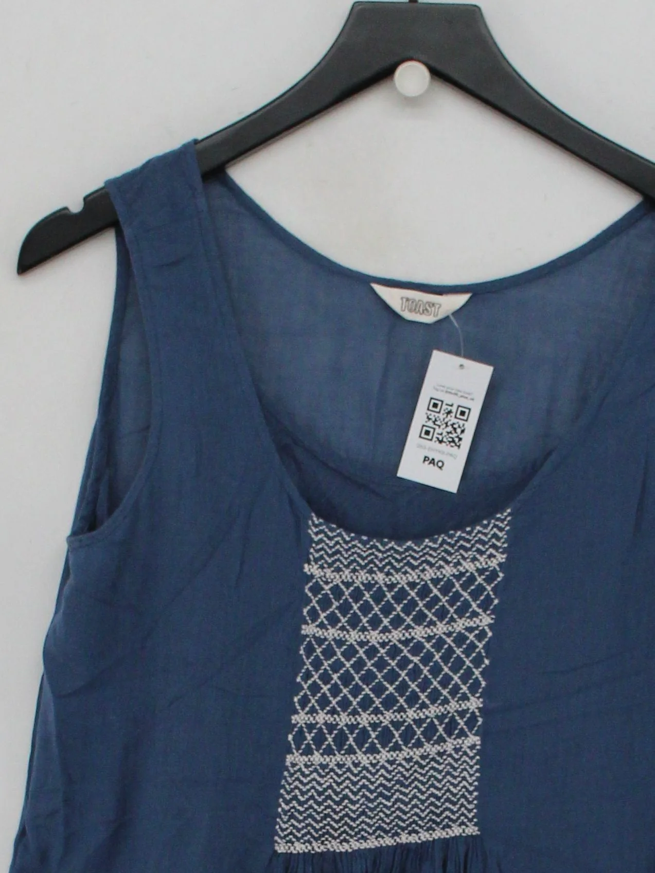 Toast Tank Midi Dress UK10 in Blue - Image 3