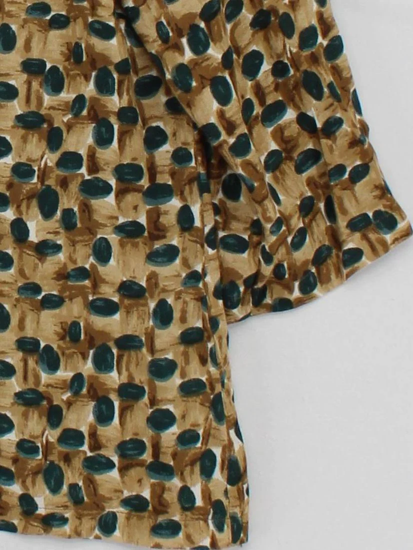 Toast Women's Blouse UK 14 Multi 100% Viscose 3/4 Sleeve Round Neck Basic - Image 4