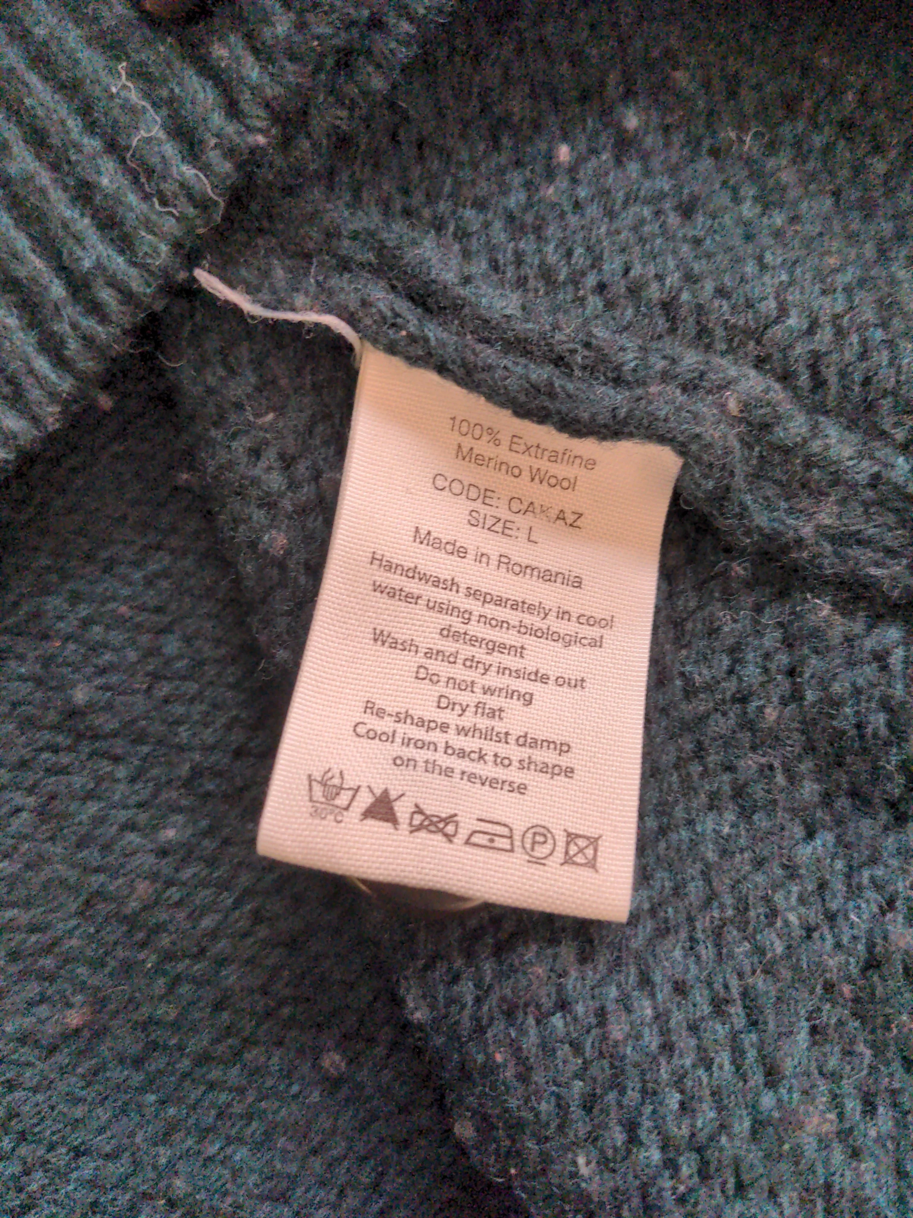 Toast Women's Cardigan L Green 100% Wool V-Neck Cardigan - Image 7