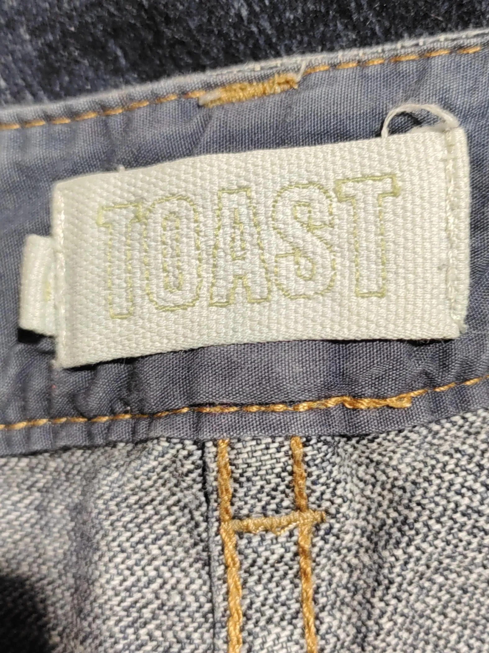 Toast Women's Jeans UK 10 Blue 100% Cotton Straight - Image 5