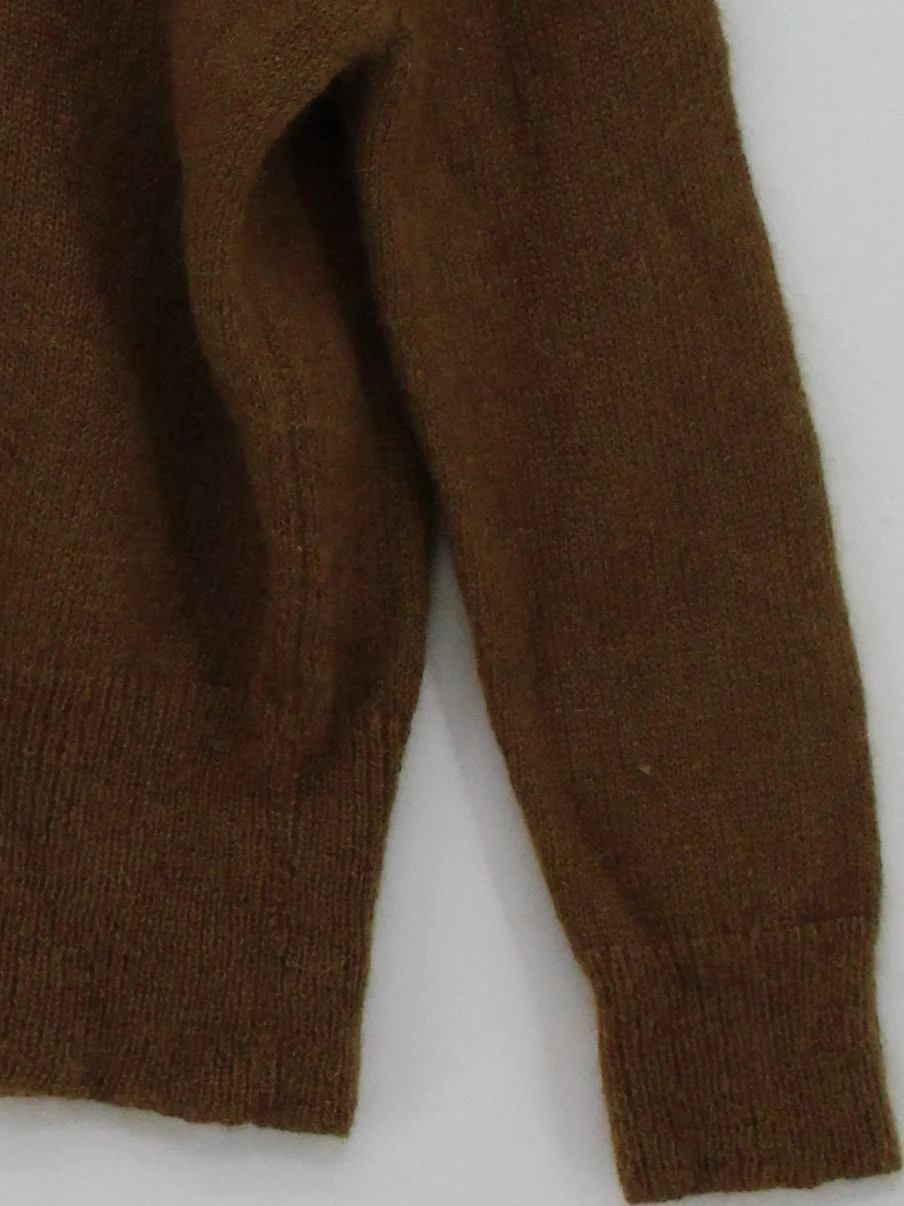 Toast Women's Jumper UK 12 Brown Mohair with Wool, Polyamide V-Neck Pullover - Image 4