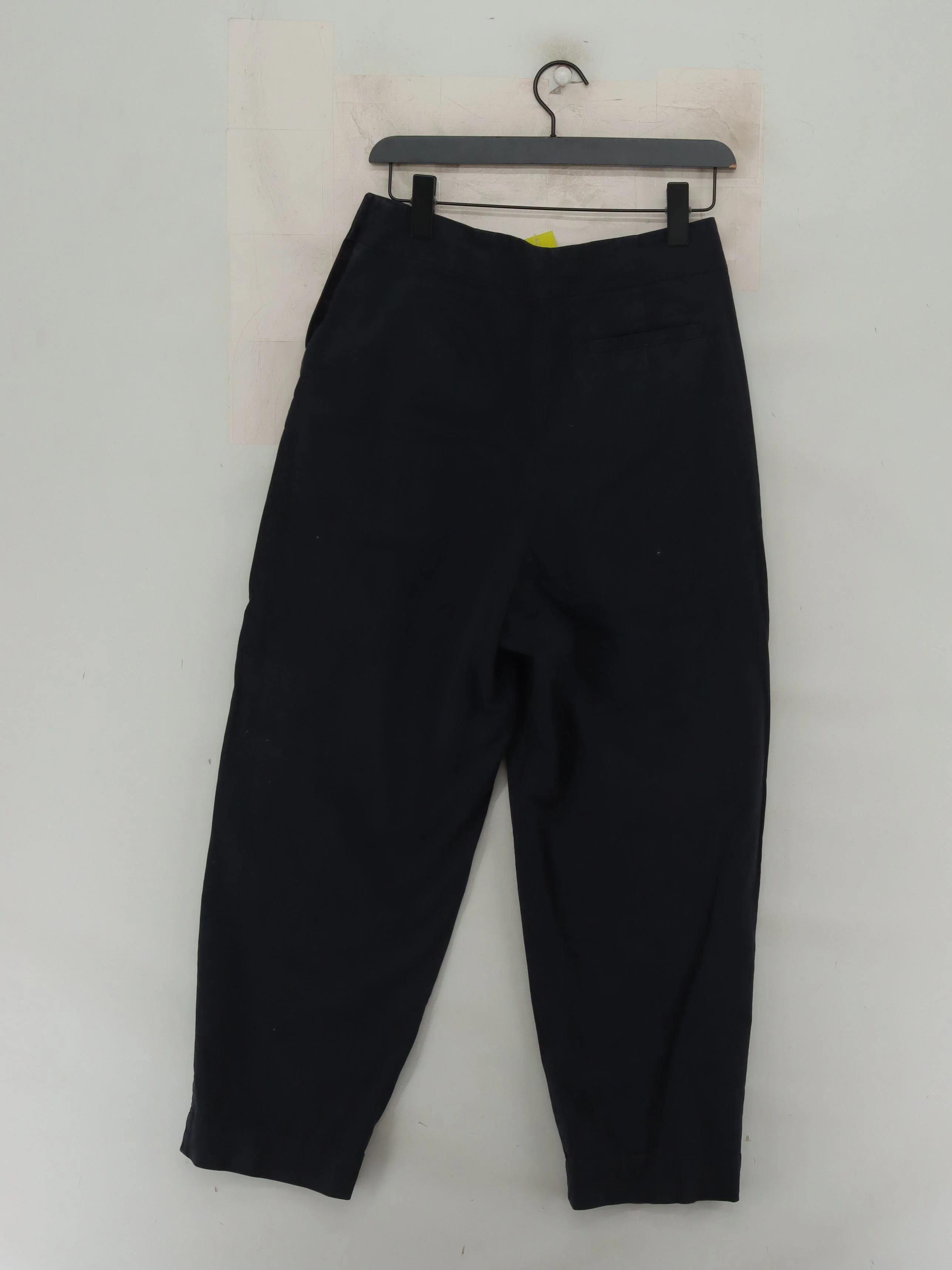 Toast Women's Trousers S Black 100% Cotton Wide-Leg Cropped - Image 2