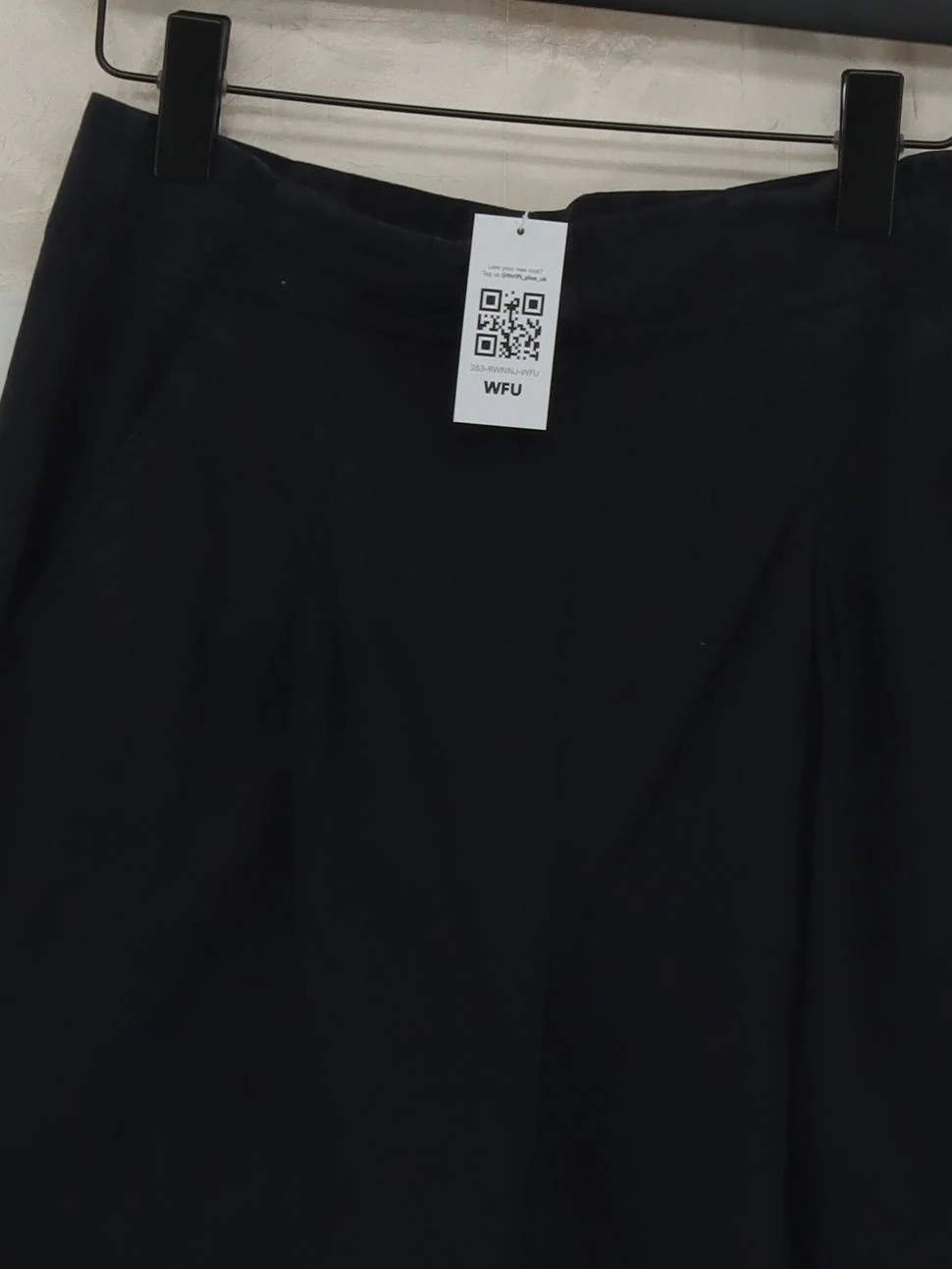 Toast Women's Trousers S Black 100% Cotton Wide-Leg Cropped - Image 3