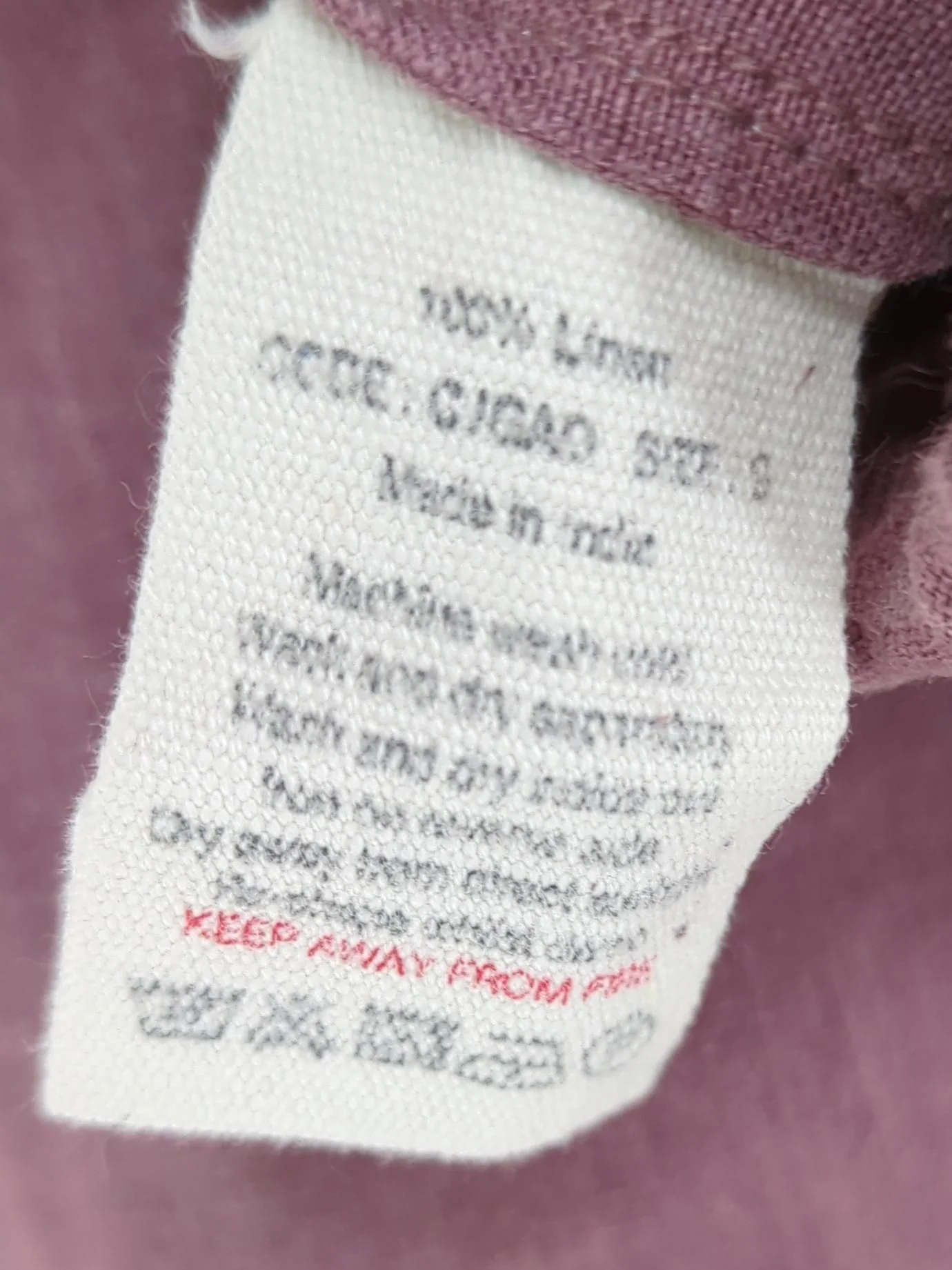 Toast Women's Trousers S Purple 100% Linen Wide-Leg Capri - Image 8