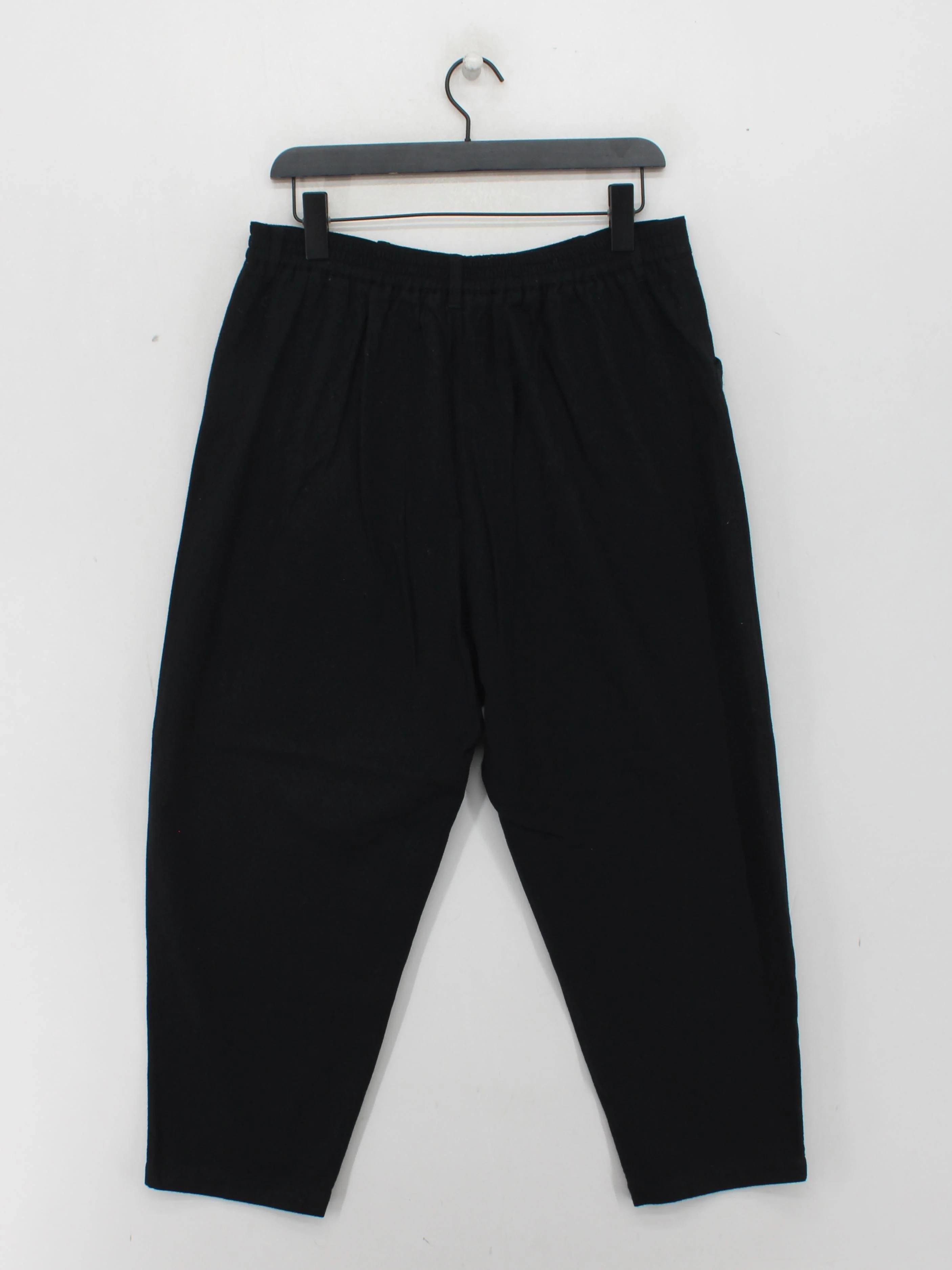 Toast Women's Trousers UK 12 Black Wool with Elastane Tapered Cropped - Image 2