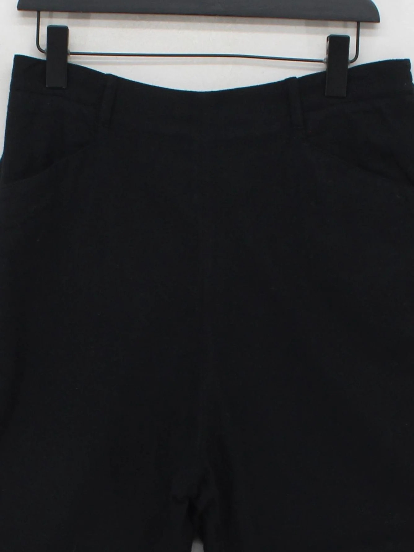 Toast Women's Trousers UK 12 Black Wool with Elastane Tapered Cropped - Image 3