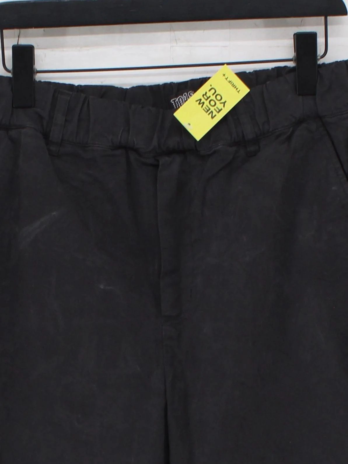 Toast Women's Trousers UK 16 Black Cotton with Elastane Tapered Chino - Image 3