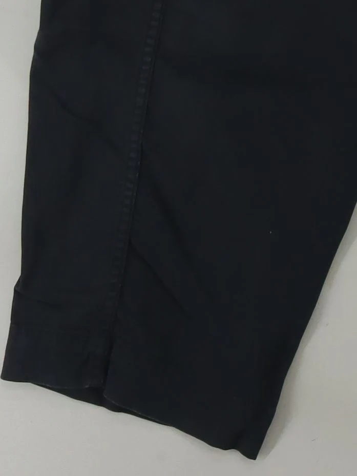 Toast Women's Trousers UK 8 Black Cotton with Elastane Wide-Leg Cropped - Image 4