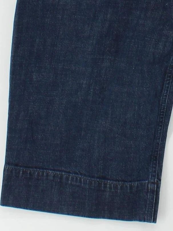 Toast Women's Trousers W 28 in Blue 100% Cotton Wide-Leg Cropped - Image 4