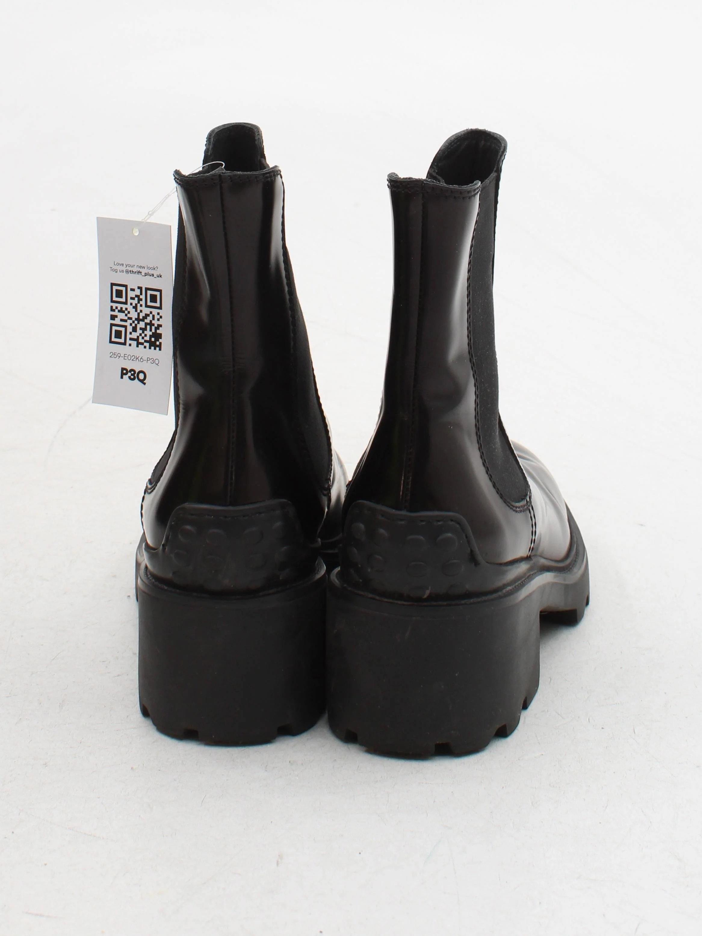 Tod's Women's Boots UK 5.5 Black 100% Leather Chelsea - Image 3
