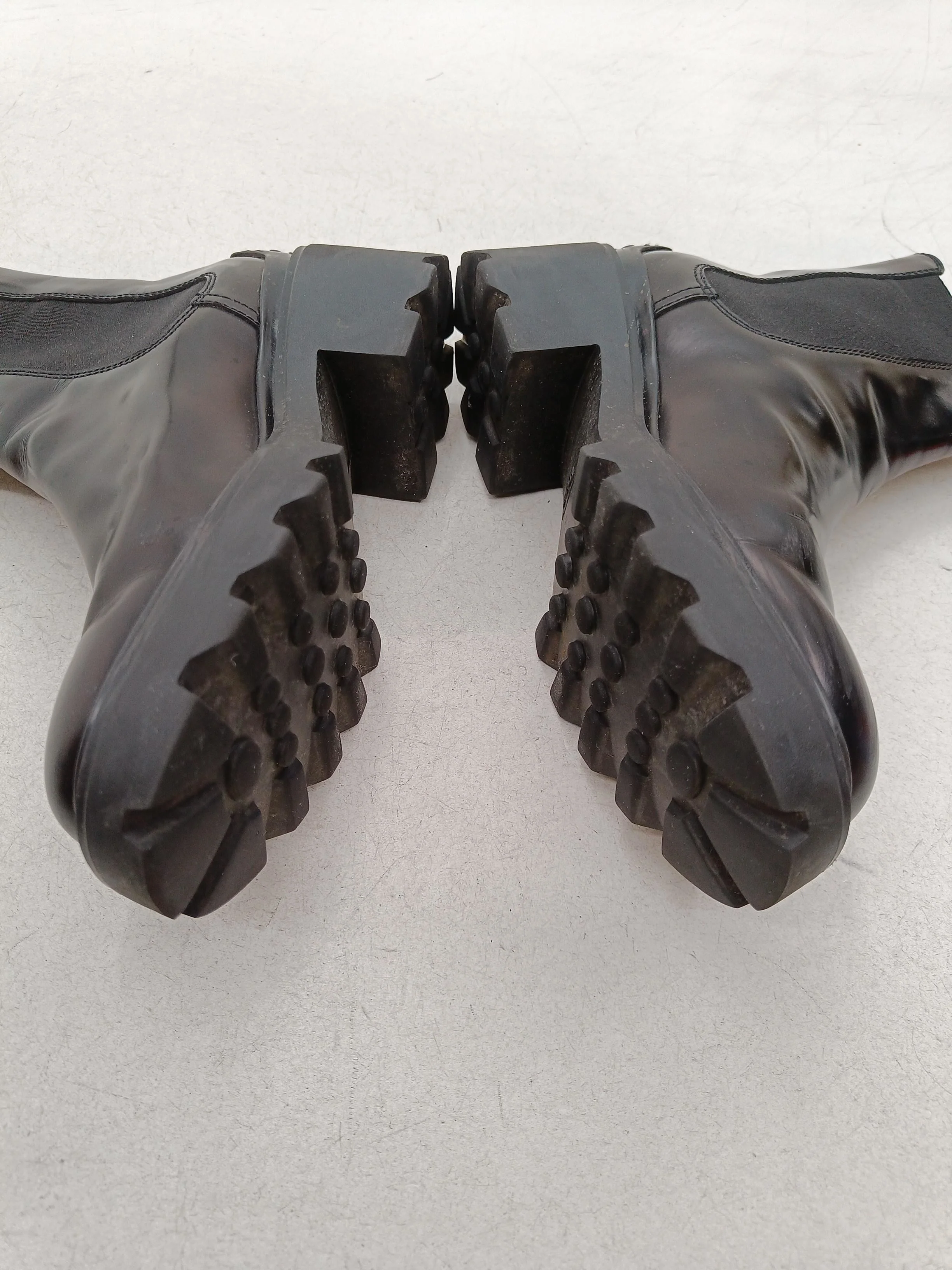 Tod's Women's Boots UK 5.5 Black 100% Leather Chelsea - Image 7
