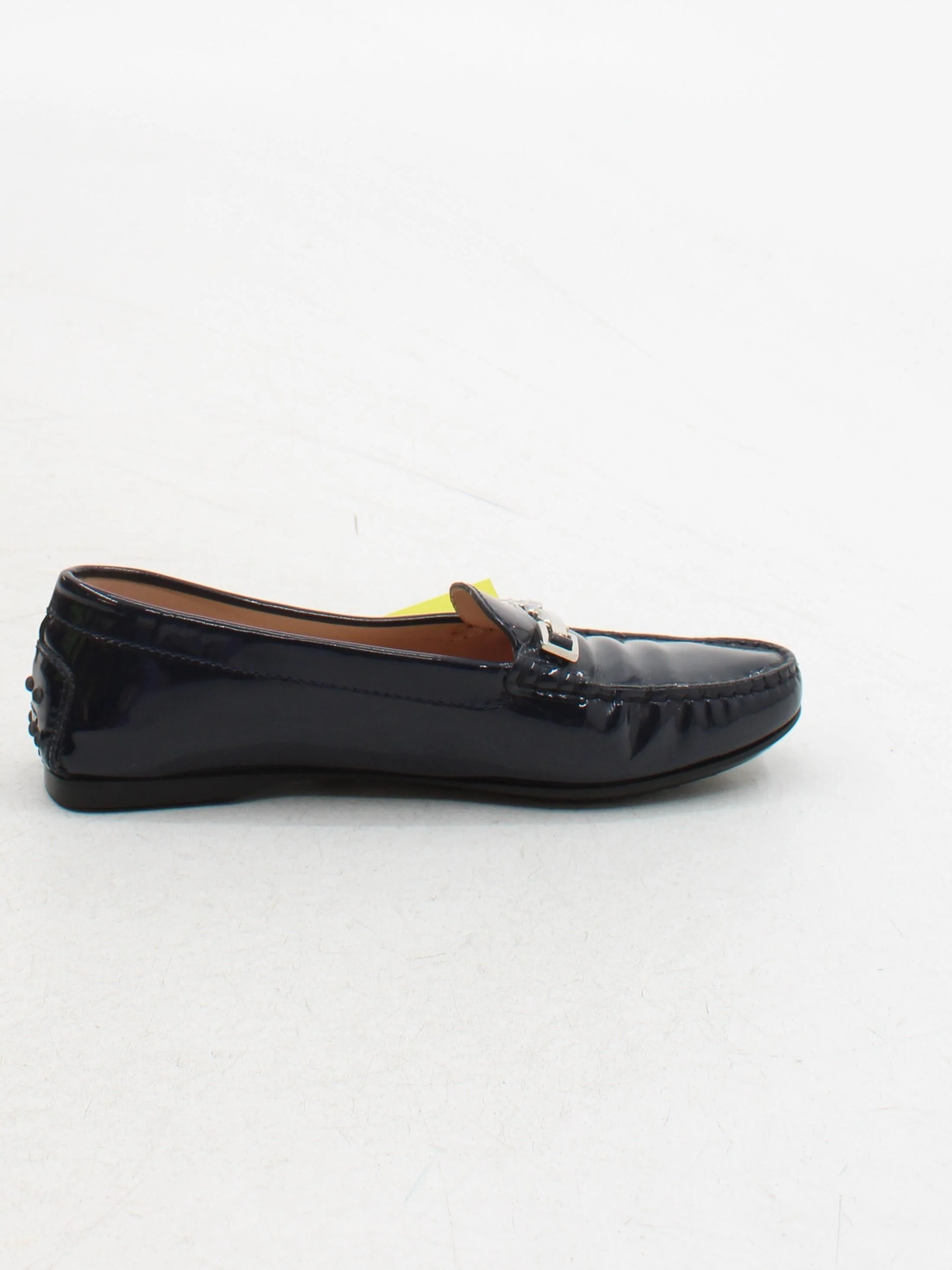Tod's Women's Flat Shoes UK 3 Blue 100% Leather Loafer - Image 5