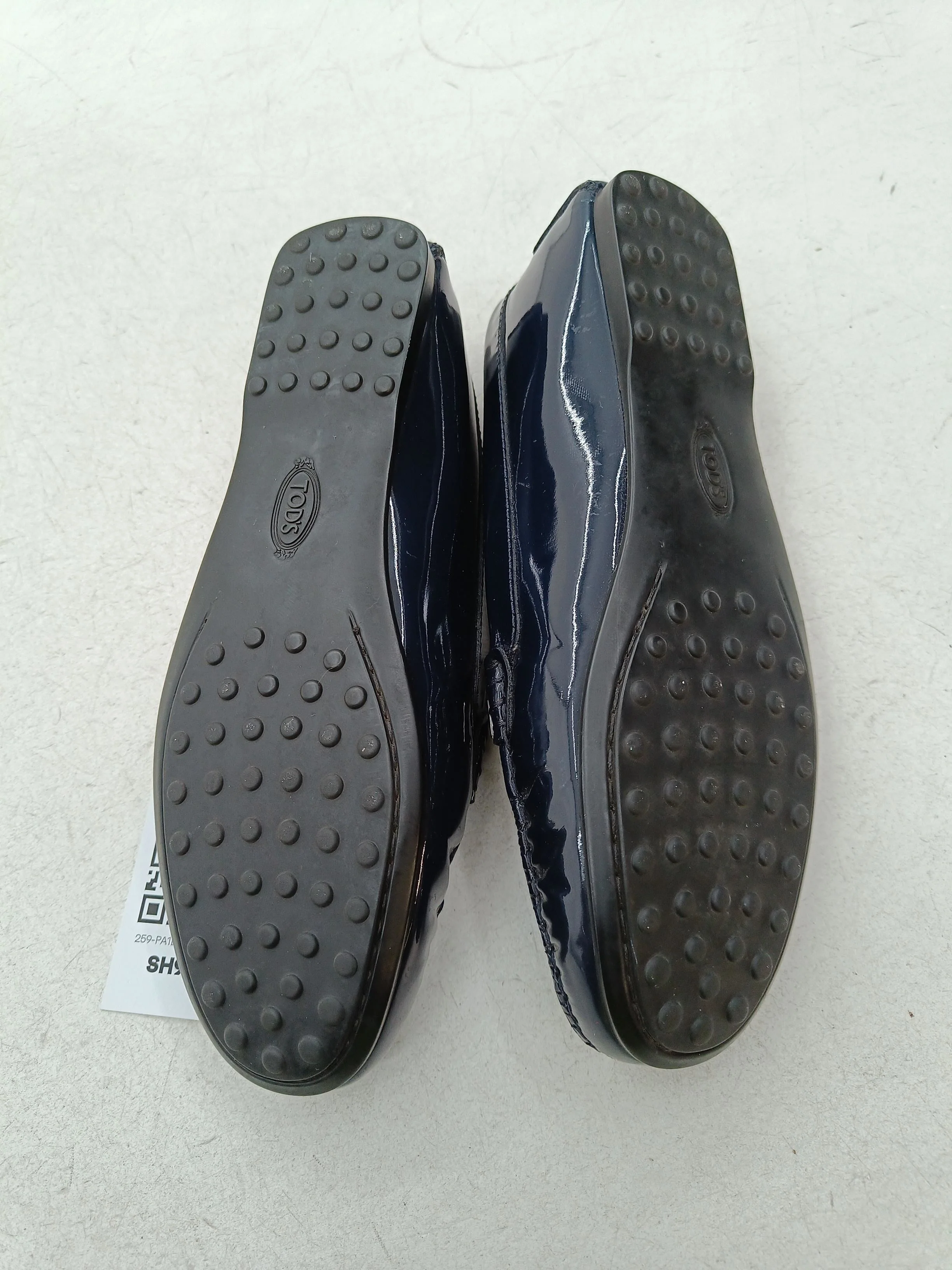 Tod's Women's Flat Shoes UK 3 Blue 100% Leather Loafer - Image 7