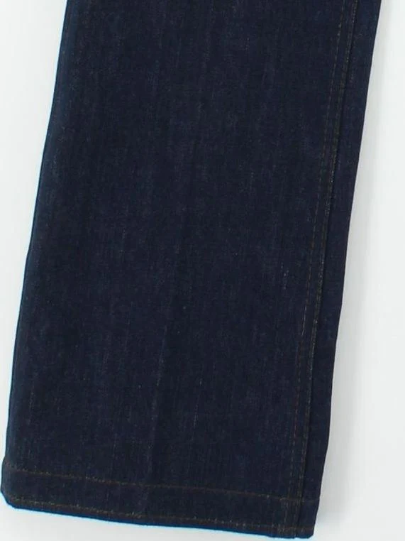 Tod's Women's Trousers UK 10 Blue 100% Cotton Wide-Leg Chino - Image 4