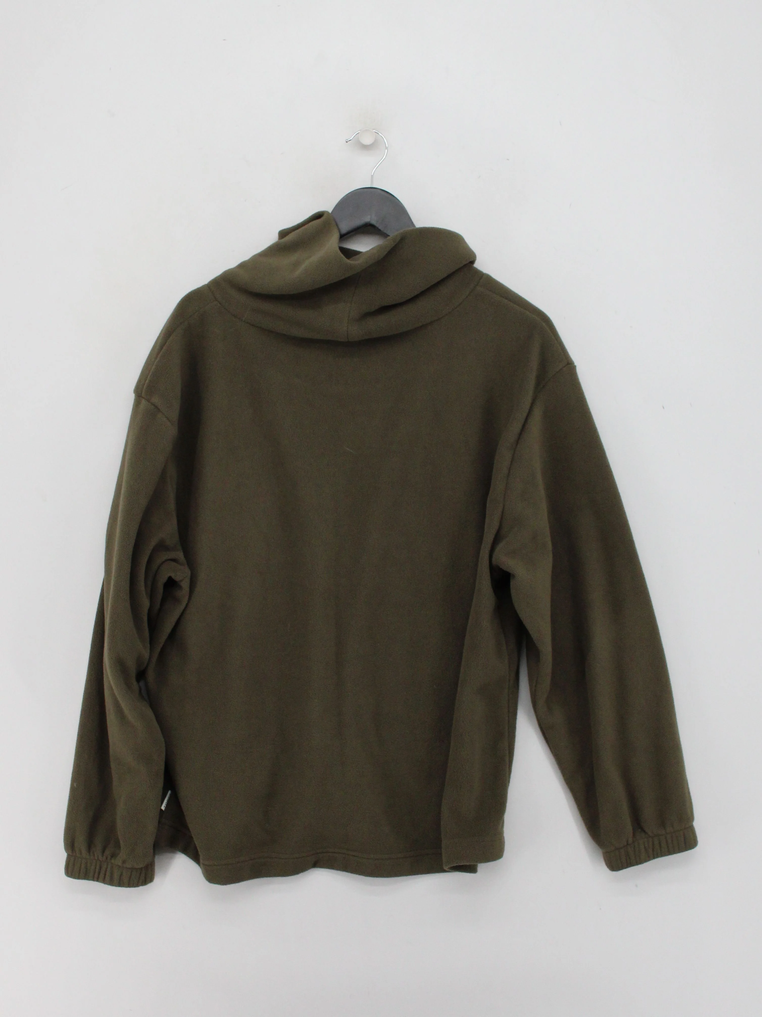 Tog24 Men's Jumper M Green 100% Polyester Roll Neck Pullover - Image 2